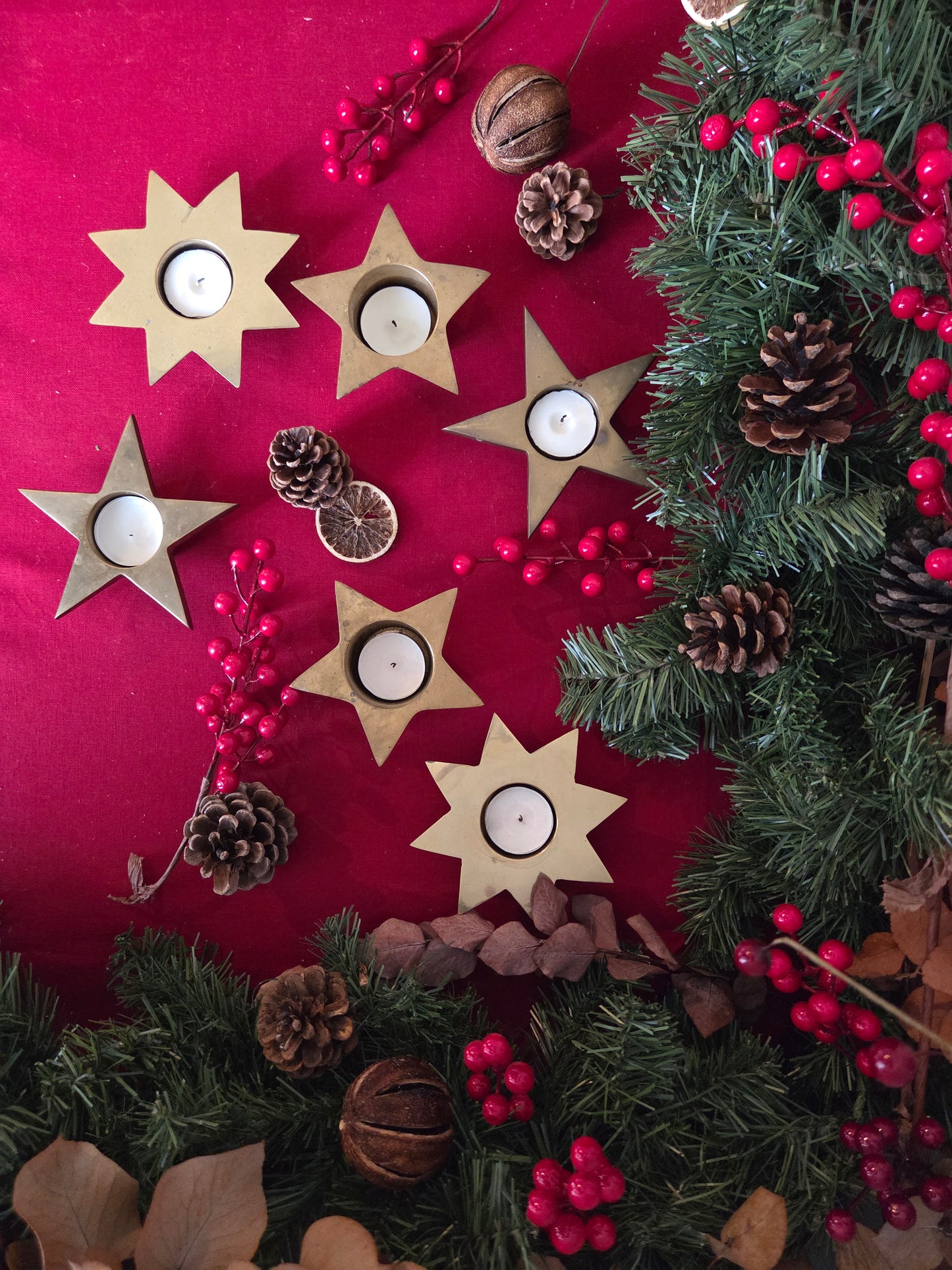Pair of Celestial Tealight Holders