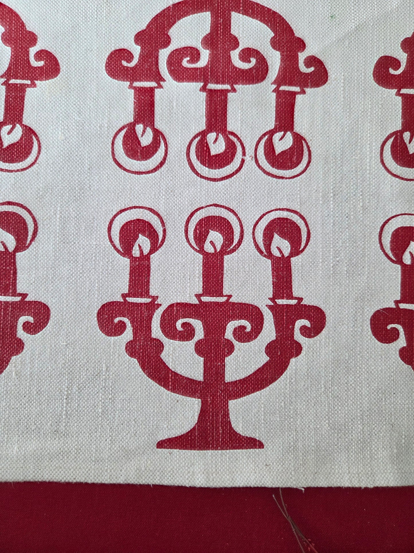 Vintage Swedish Christmas Table Runner