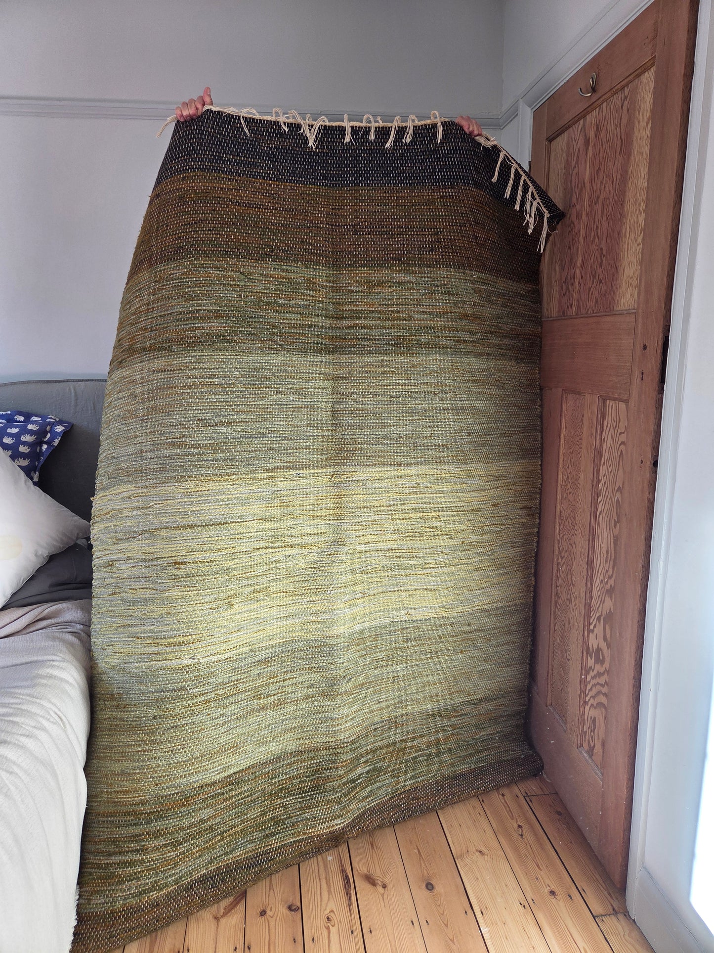 Large Vintage Wool Rug