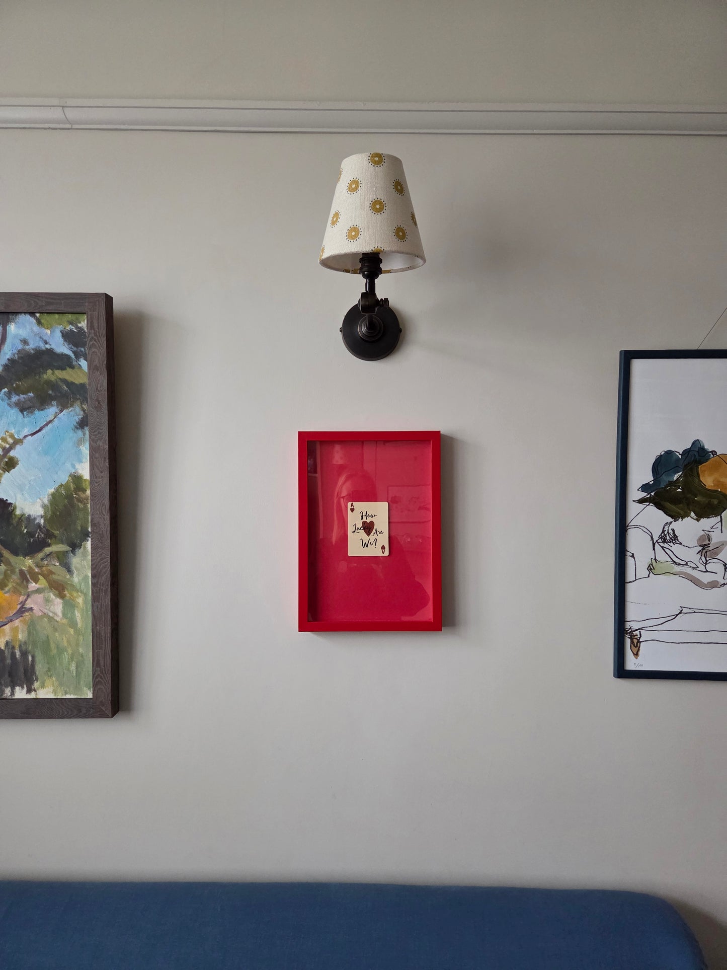 How Lucky Are We? Playing Card Art Print