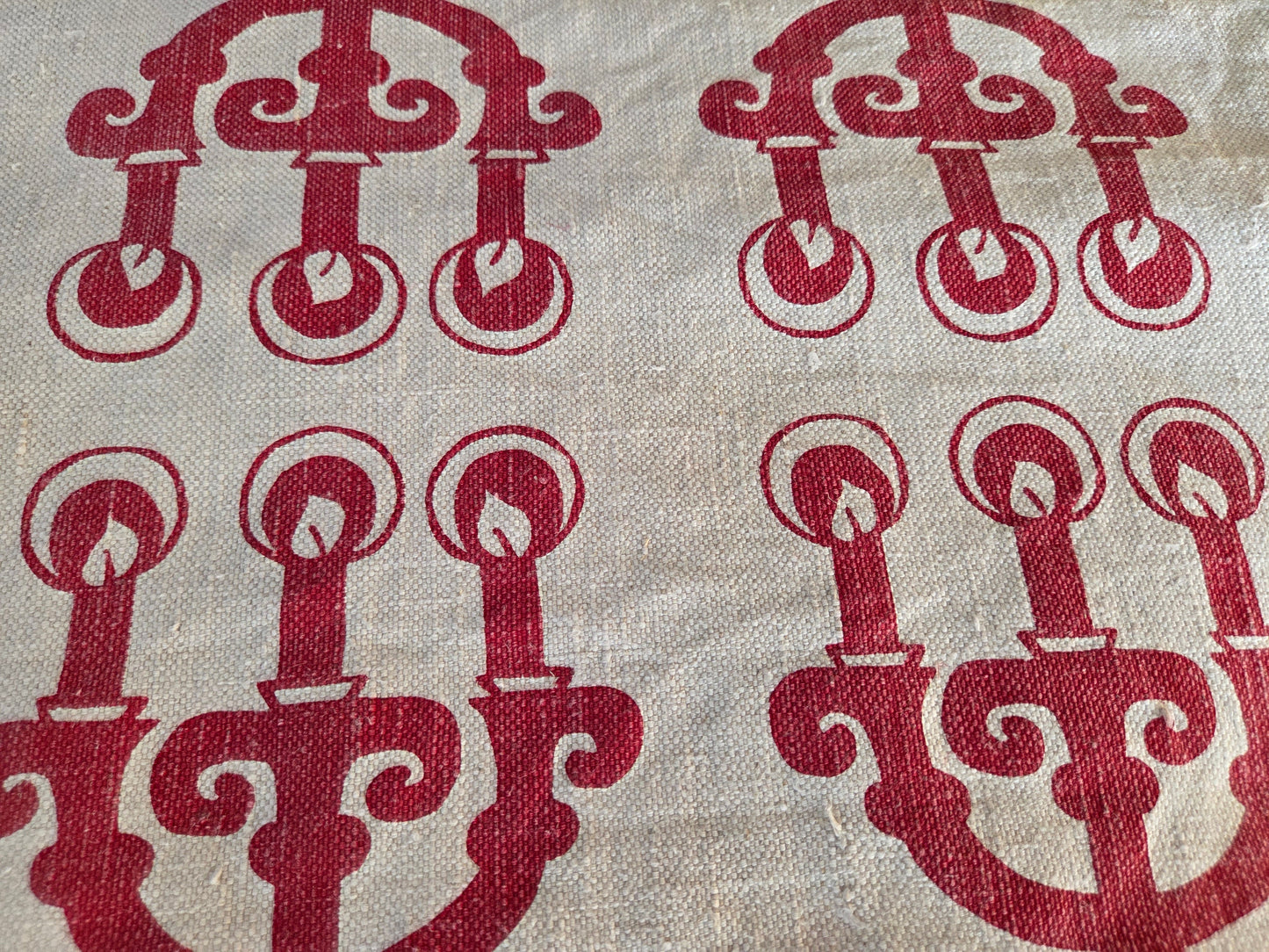 Vintage Swedish Christmas Table Runner