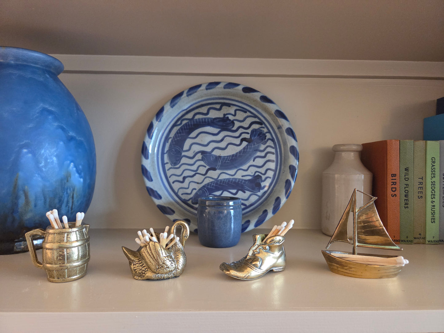 Brass Boot Match Holder Ornament