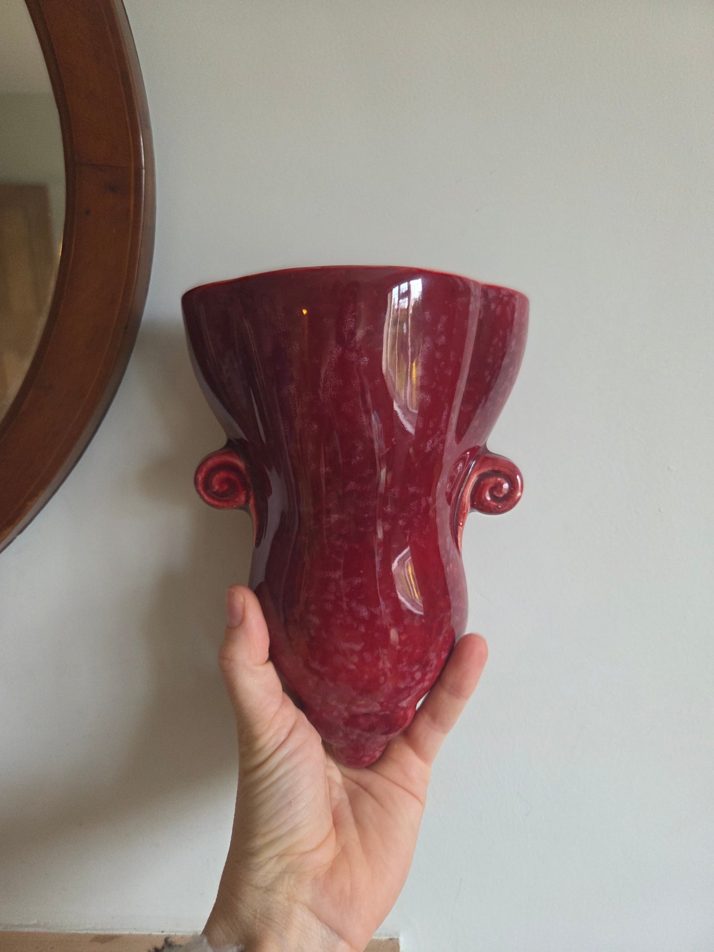 Red Shorter & Sons Wall Vase