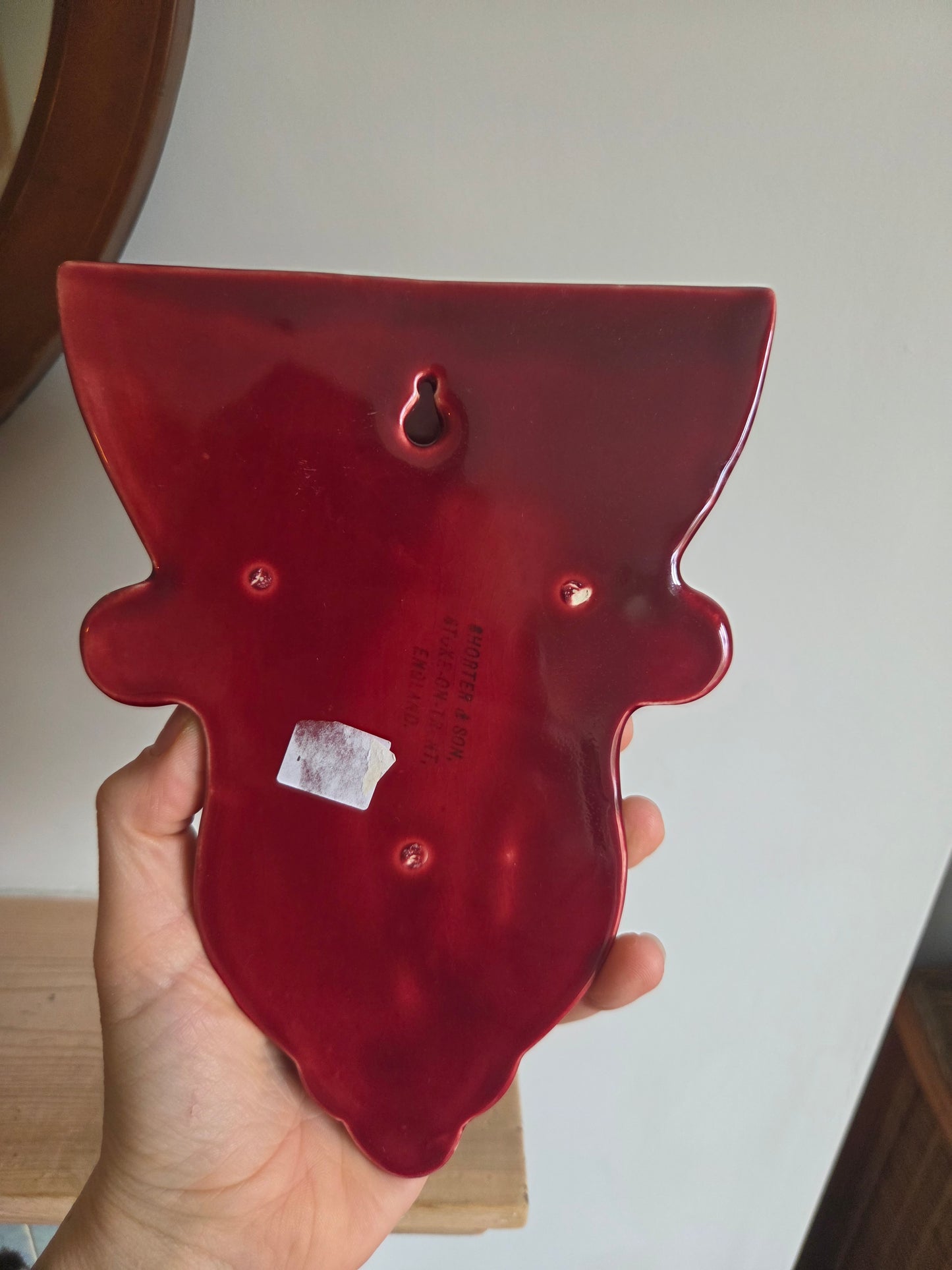 Red Shorter & Sons Wall Vase