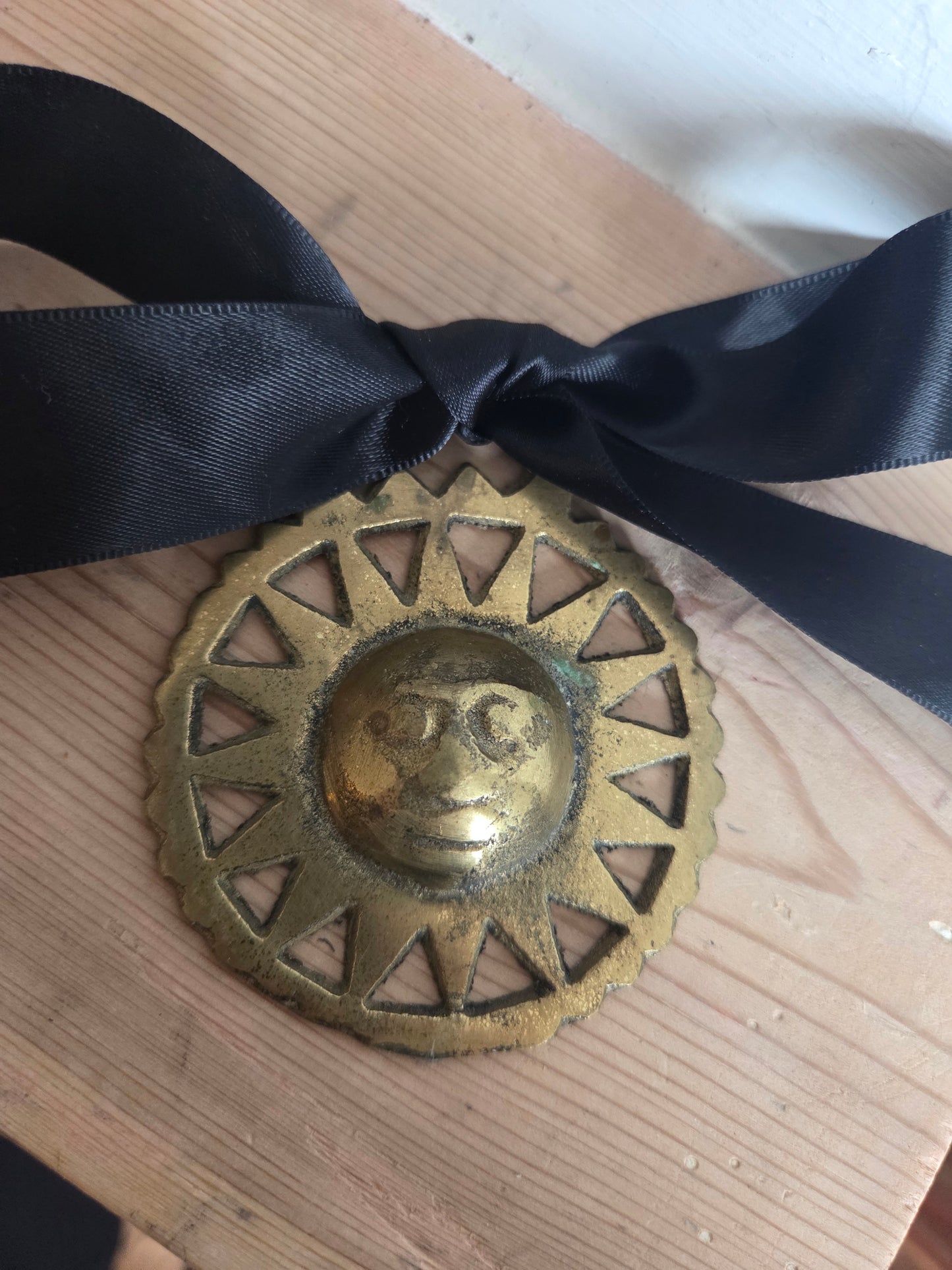 Sun Brass Hanging Decoration