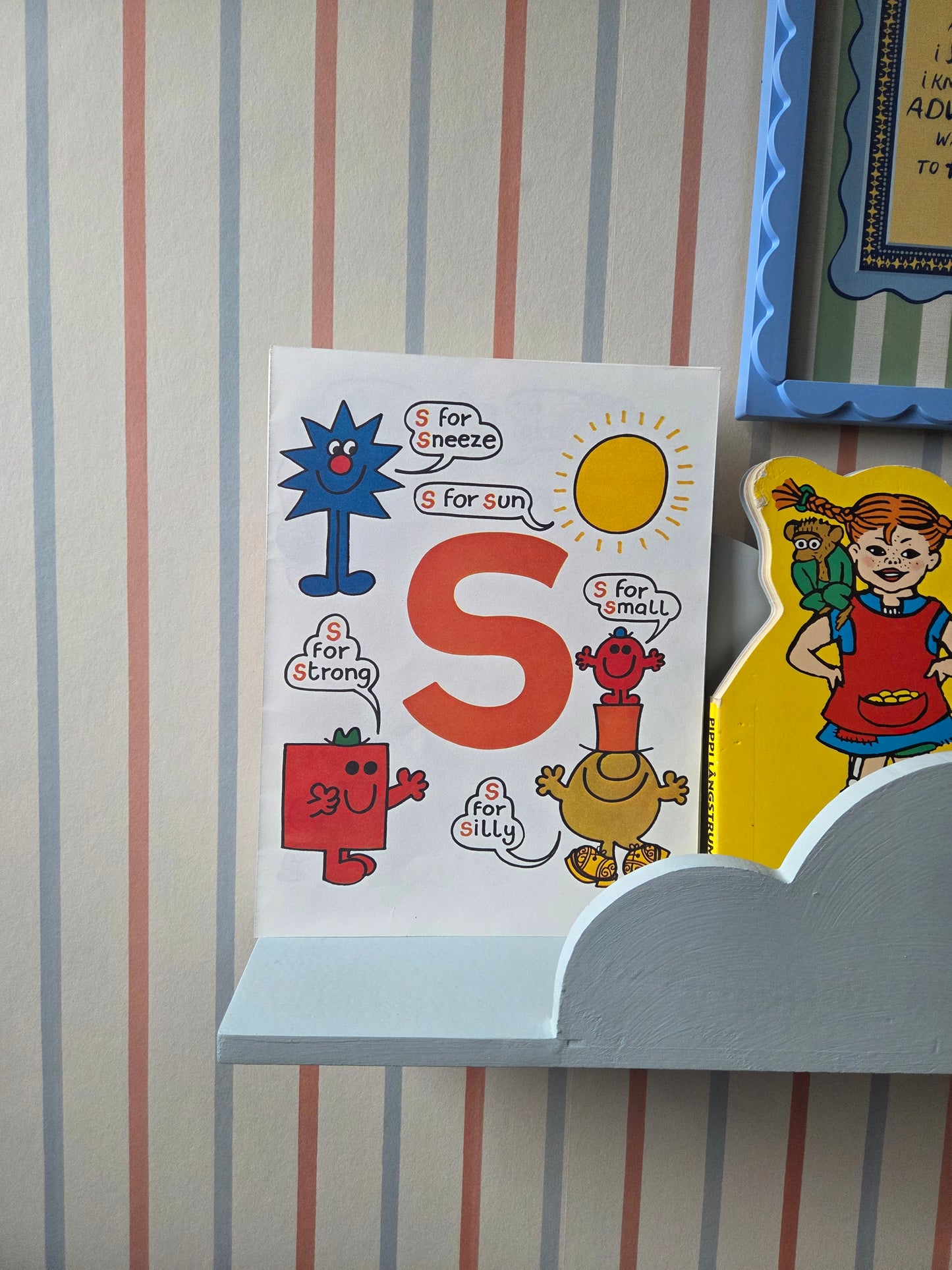 Vintage Mr Men Alphabet Print