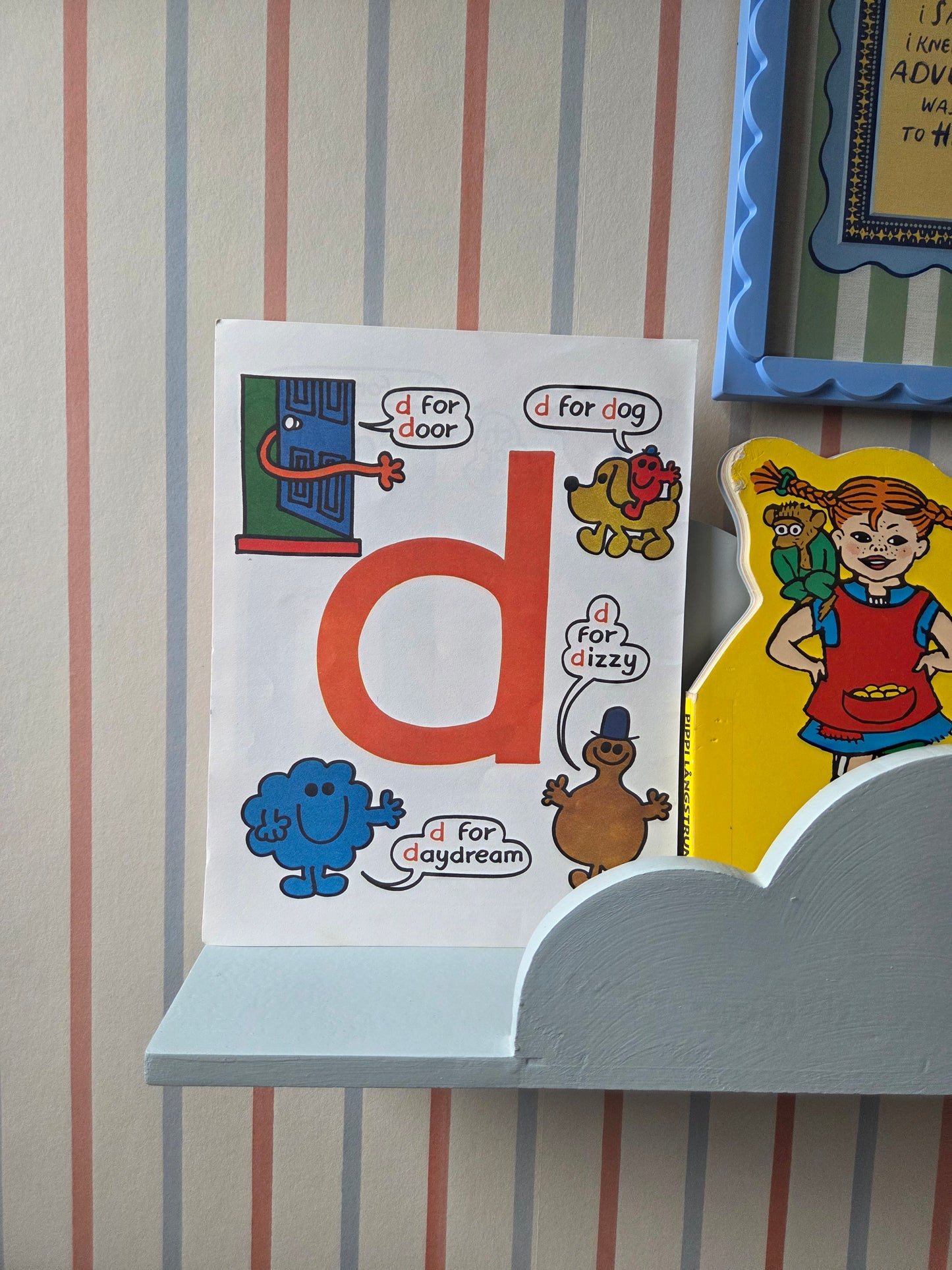 Vintage Mr Men Alphabet Print