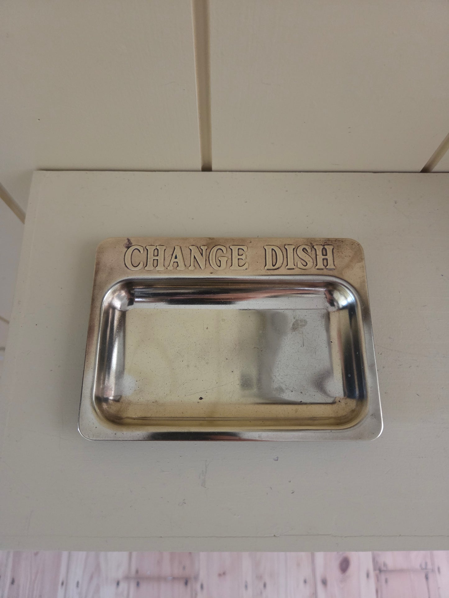 Vintage Brass Change Dish