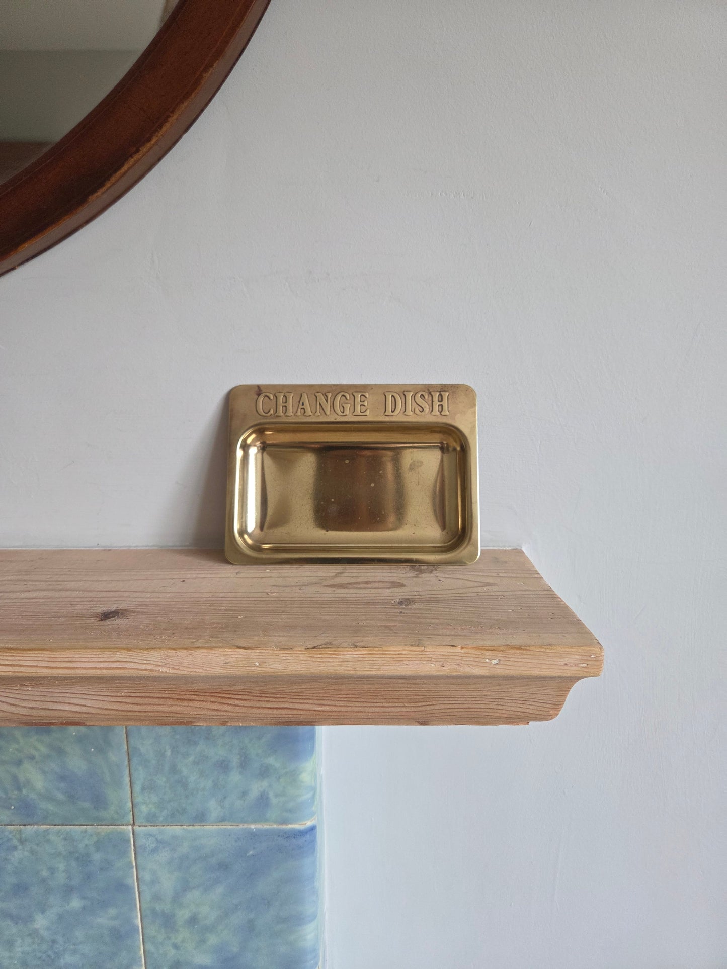 Vintage Brass Change Dish