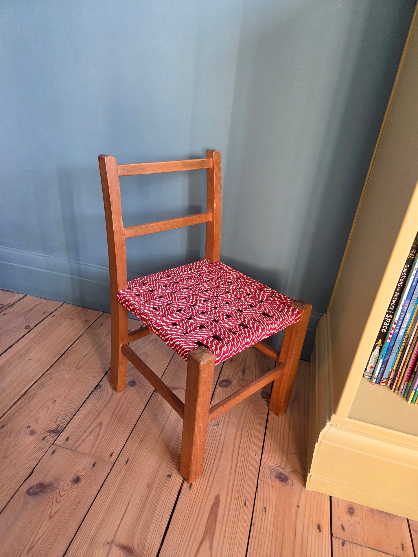Colourful Woven Seat Child's Chair