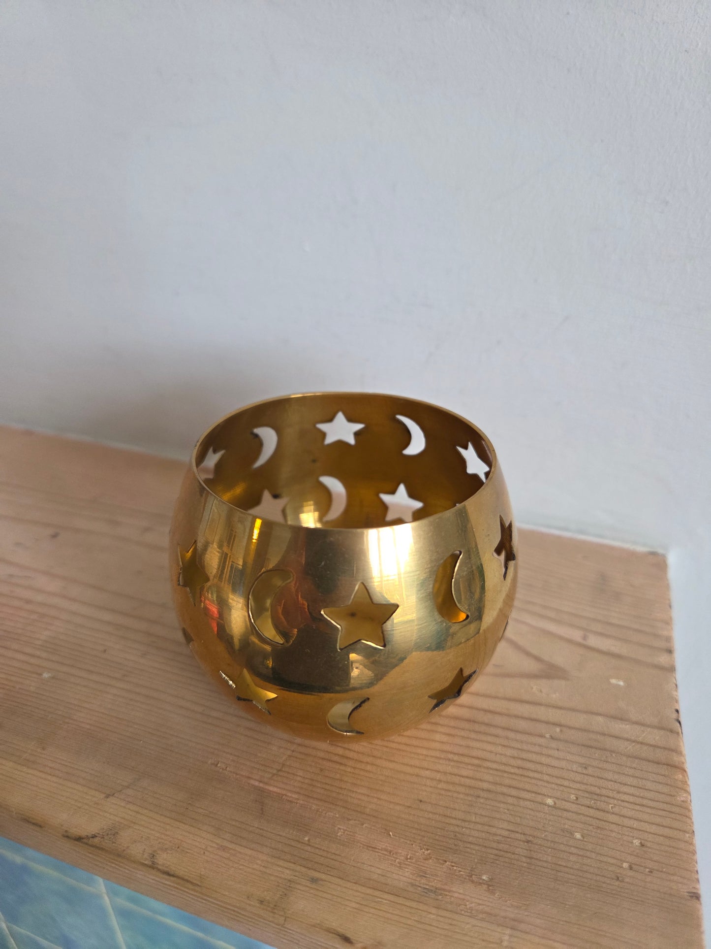 Star and Moon Tealight Votive