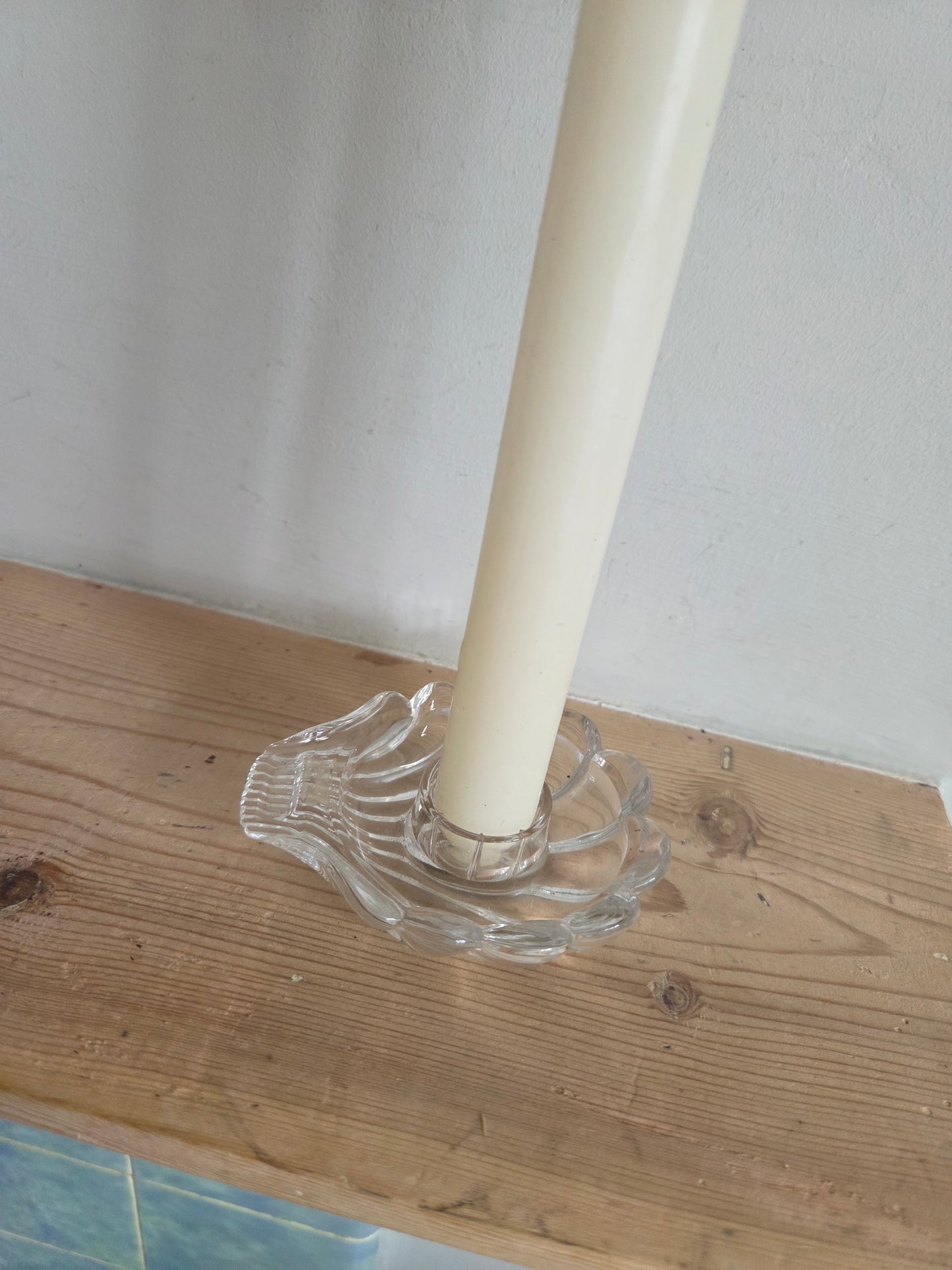 Crystal Shell Candle Holder