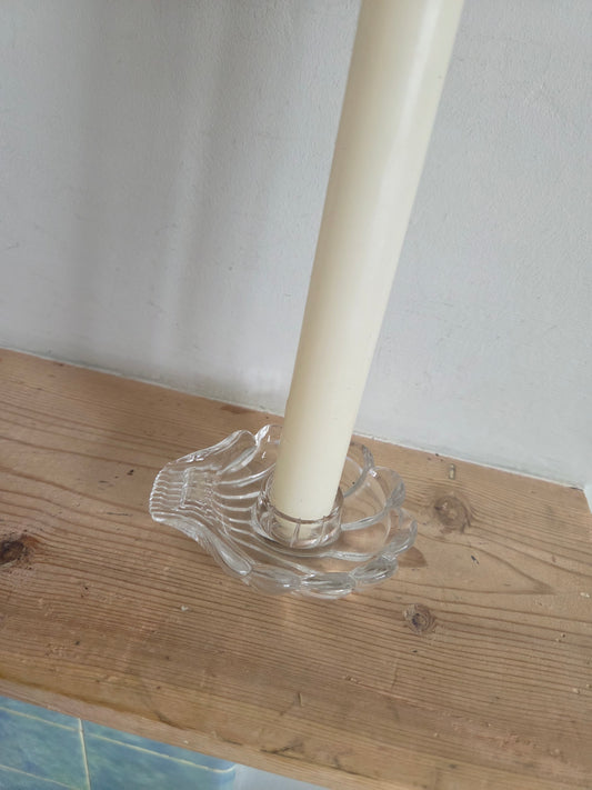 Crystal Shell Candle Holder