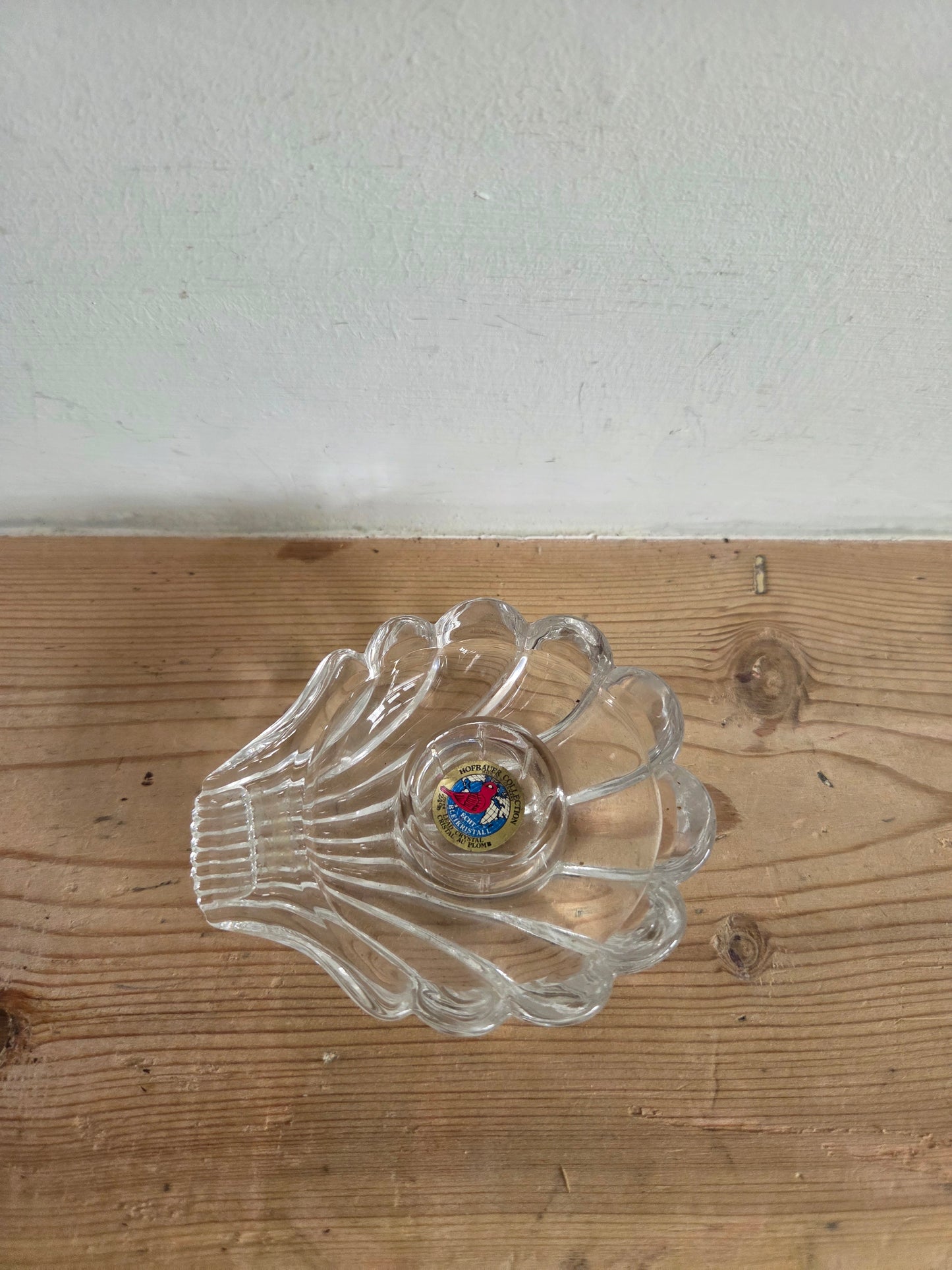 Crystal Shell Candle Holder