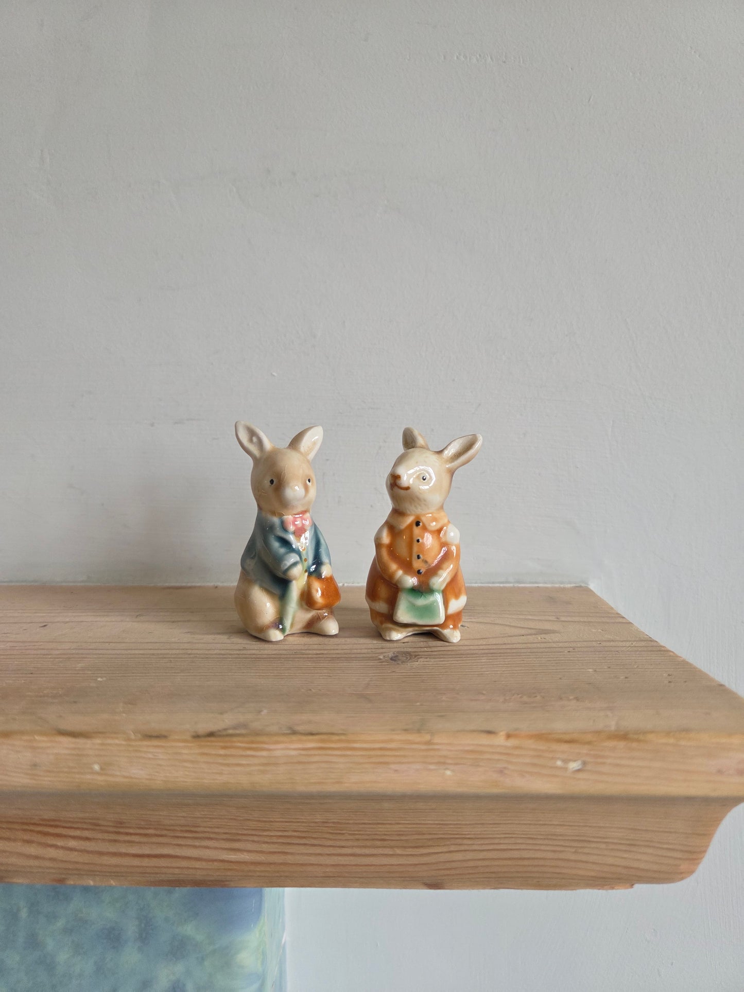 Small Ceramic Bunny Ornaments