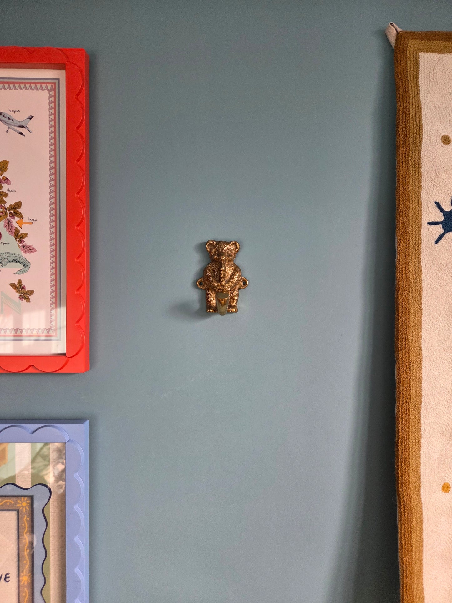 Brass Music Bear Hook