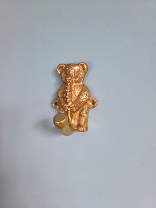 Brass Music Bear Hook