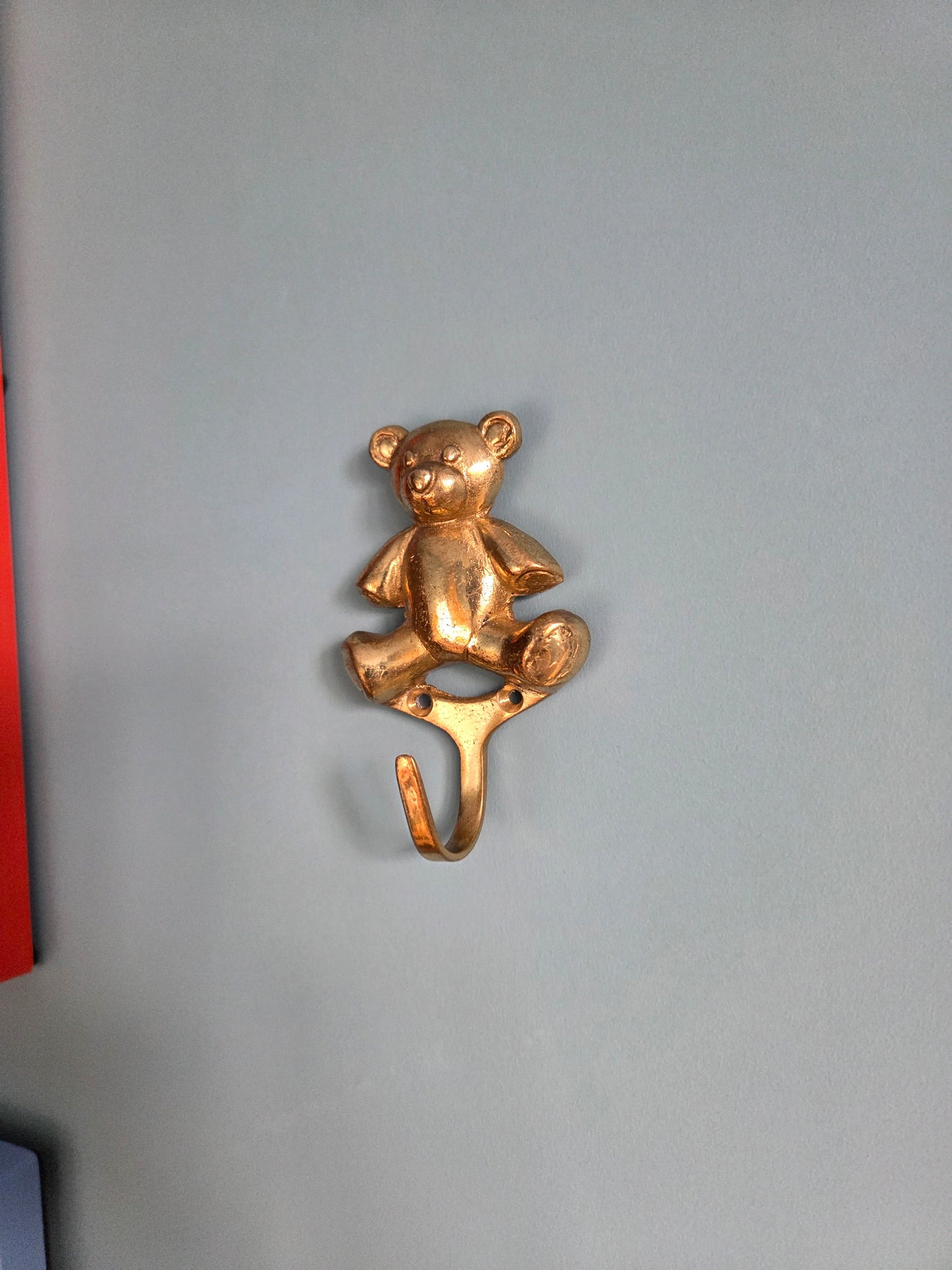 Brass Teddy Hook