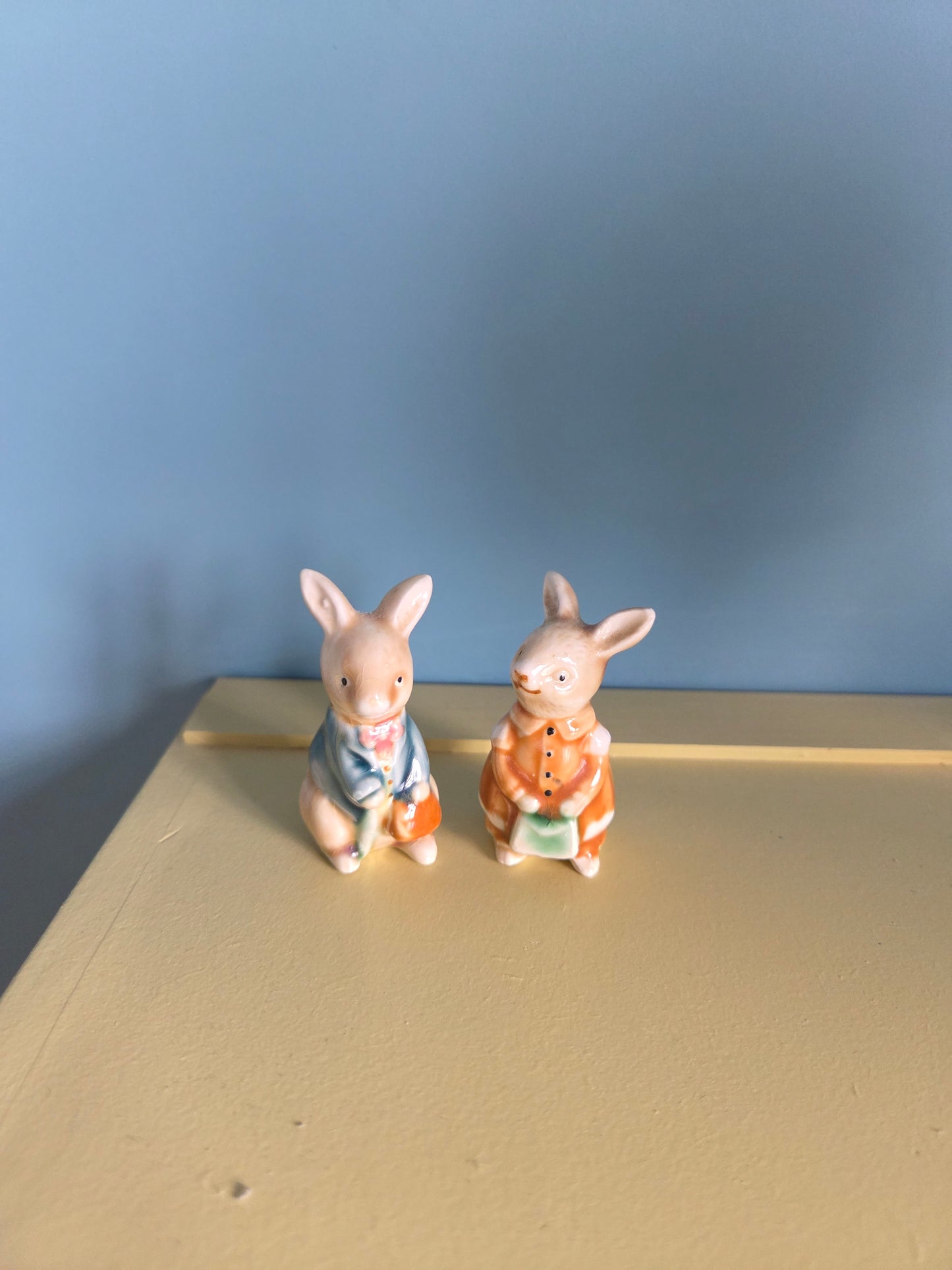 Small Ceramic Bunny Ornaments