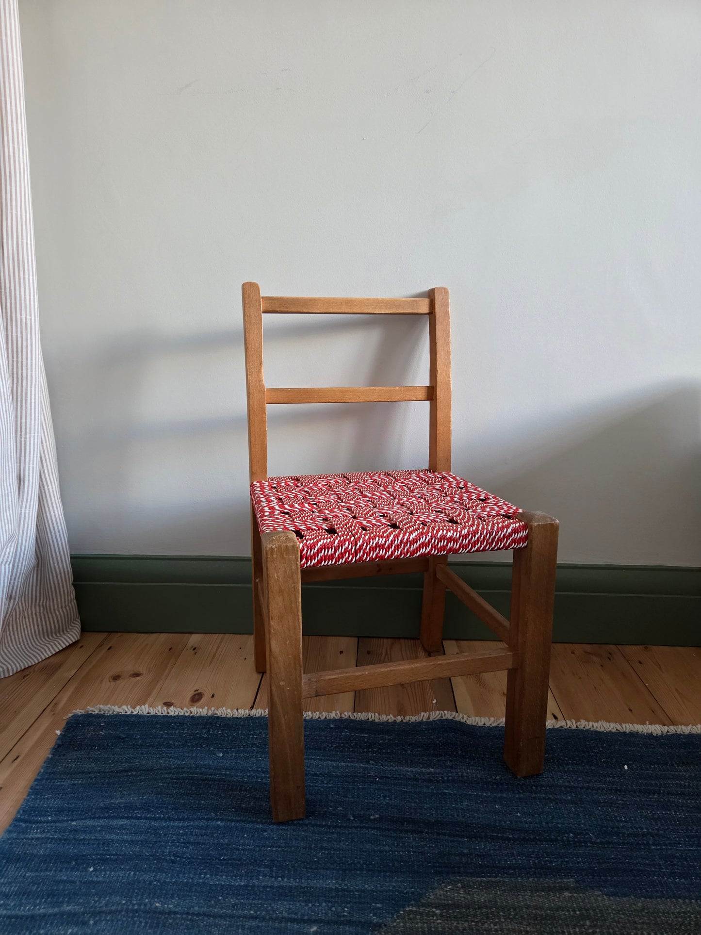 Colourful Woven Seat Child's Chair