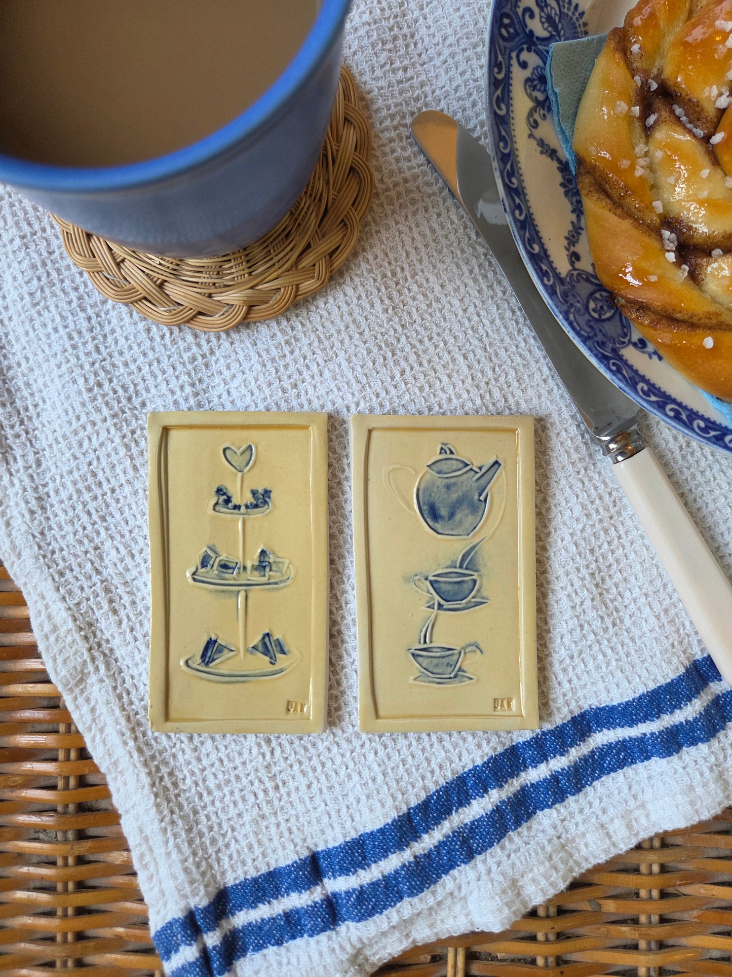 Tea For Two Yellow by Jaw Ceramics