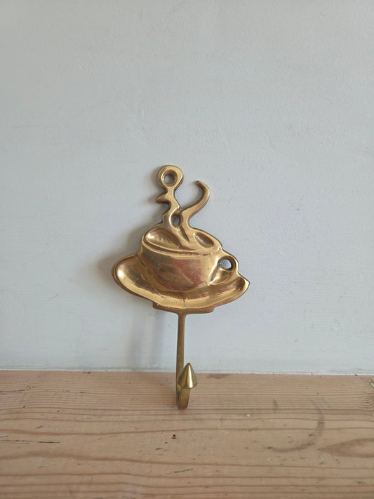 Brass Coffee or Tea Cup Hook