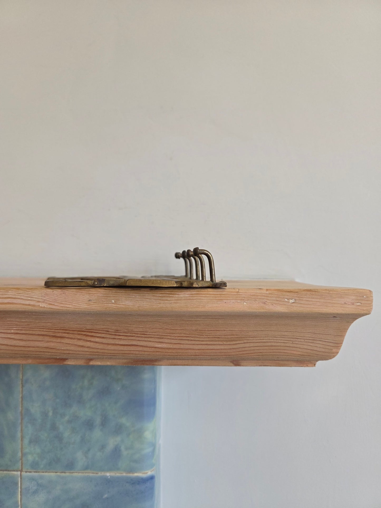 Vintage Brass Train Hooks