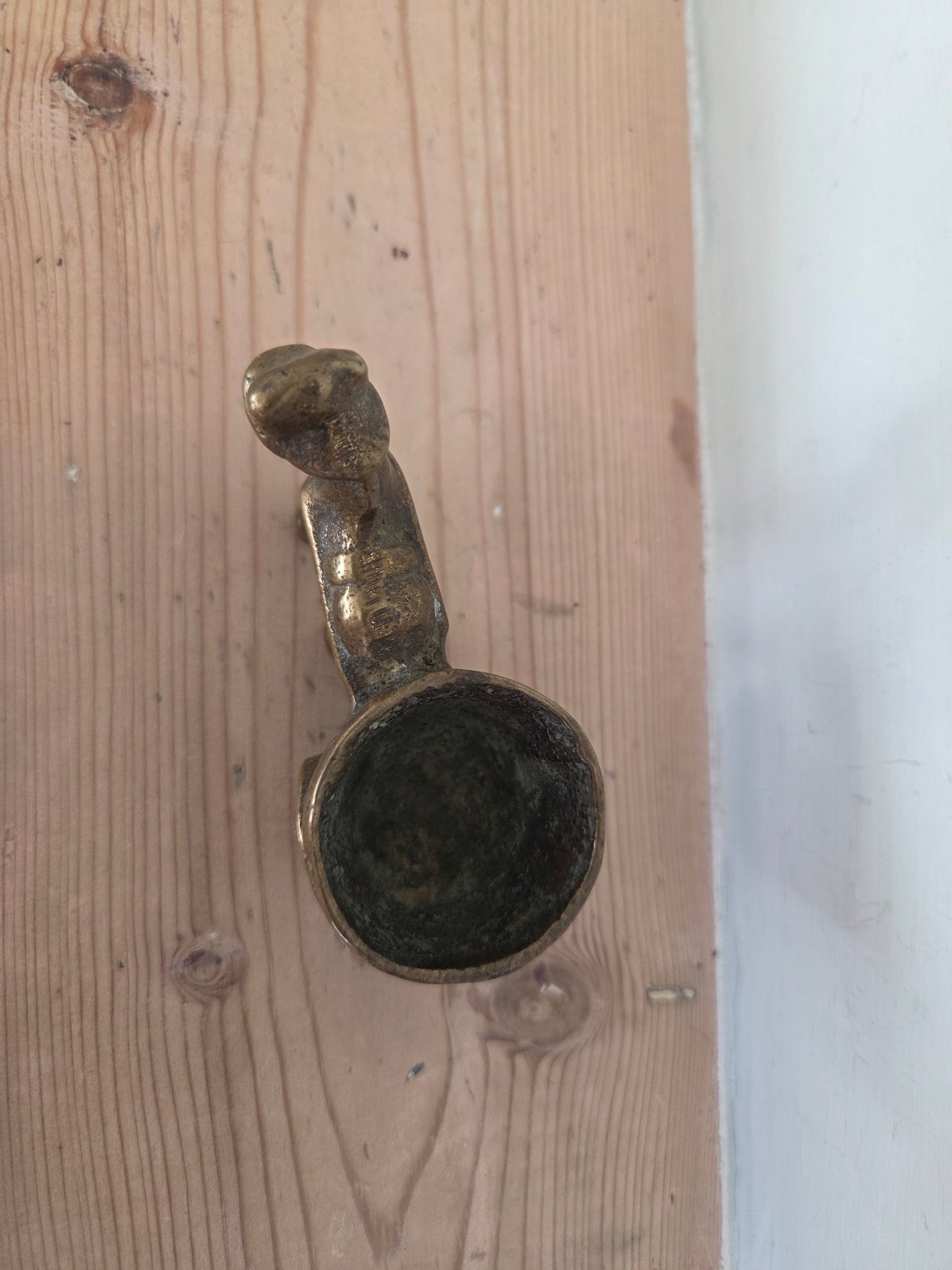 Brass Donkey Match Holder or Ornament