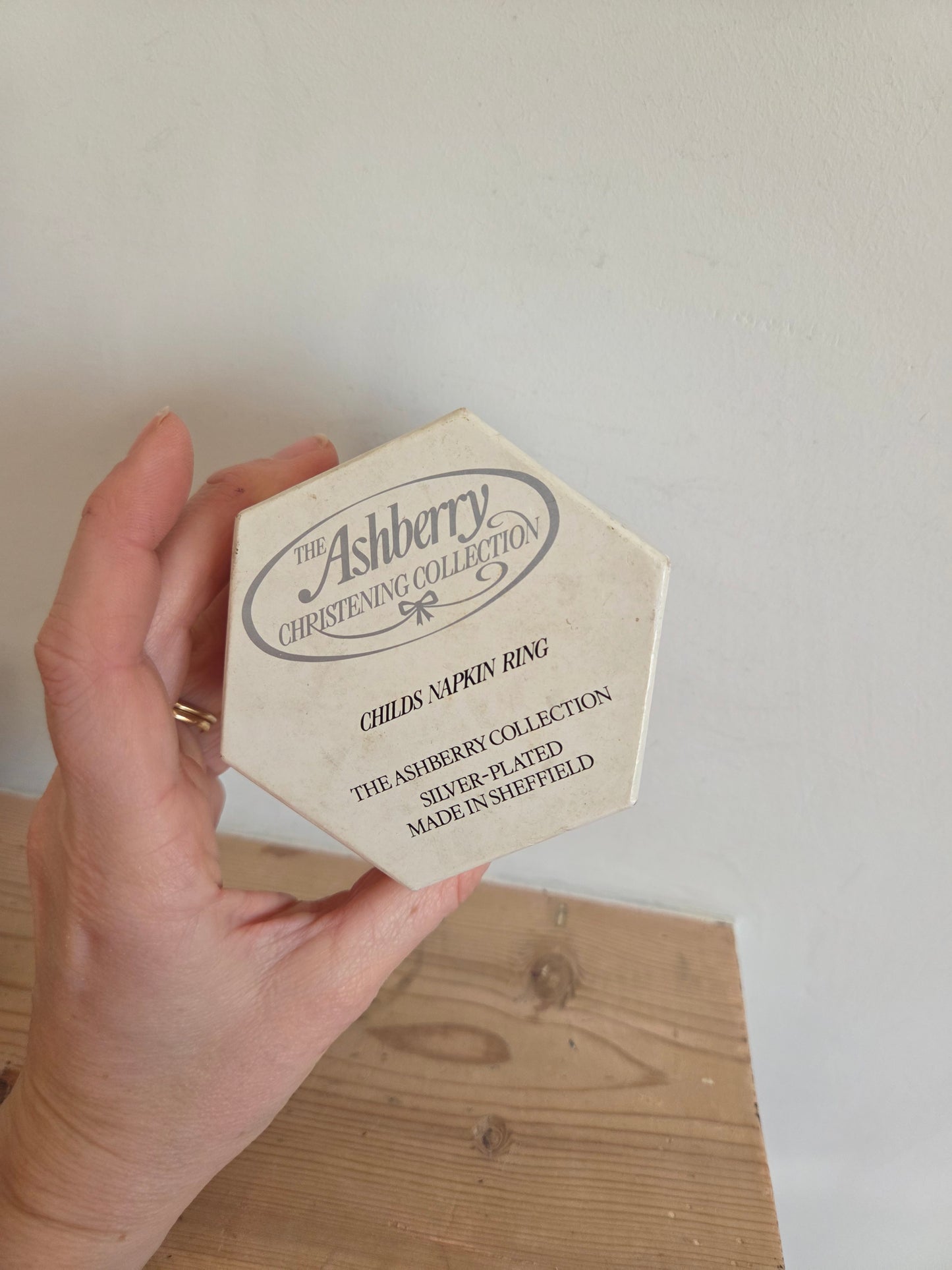 Vintage Child's Silver Plated Napkin Ring