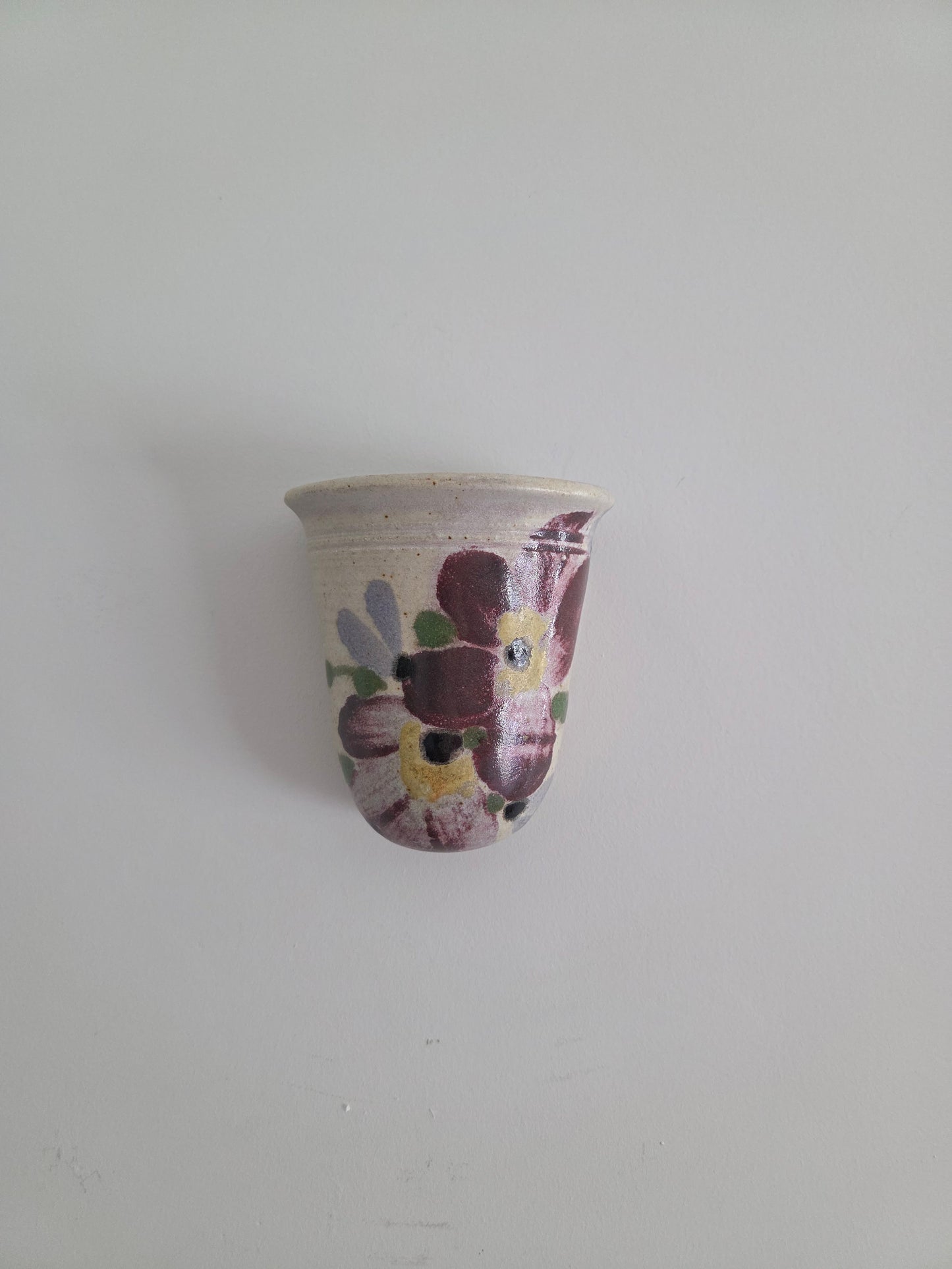Studio Pottery Wall Vase