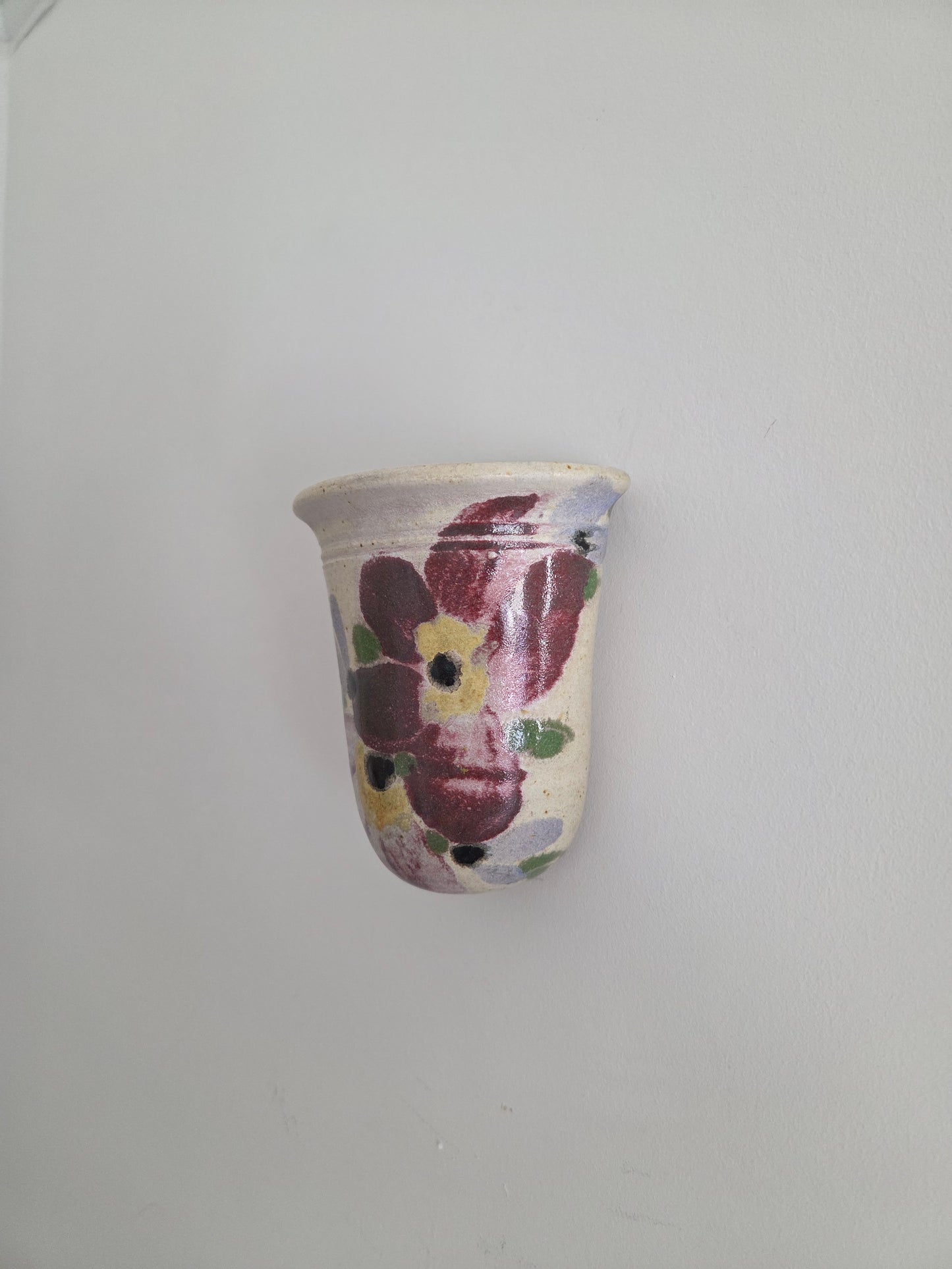 Studio Pottery Wall Vase