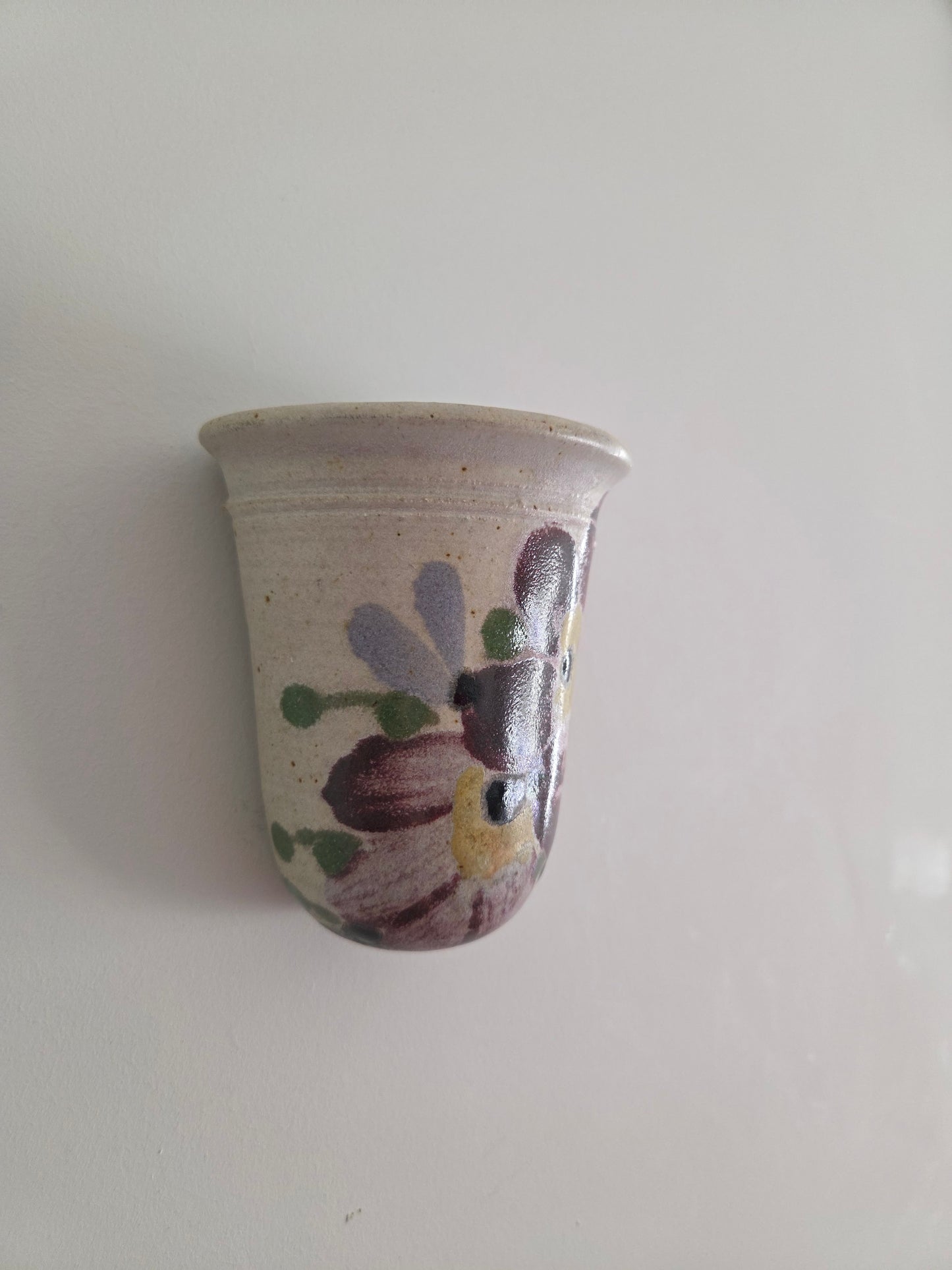 Studio Pottery Wall Vase
