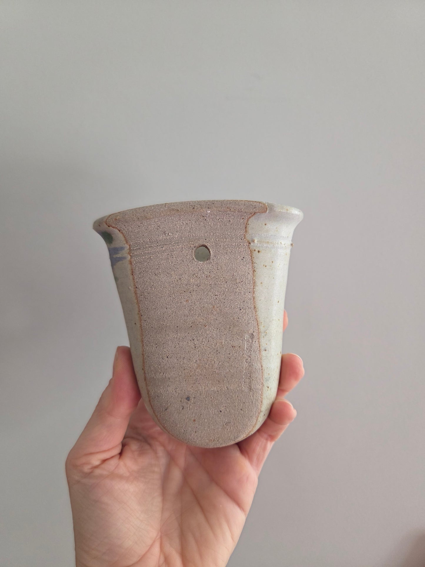 Studio Pottery Wall Vase