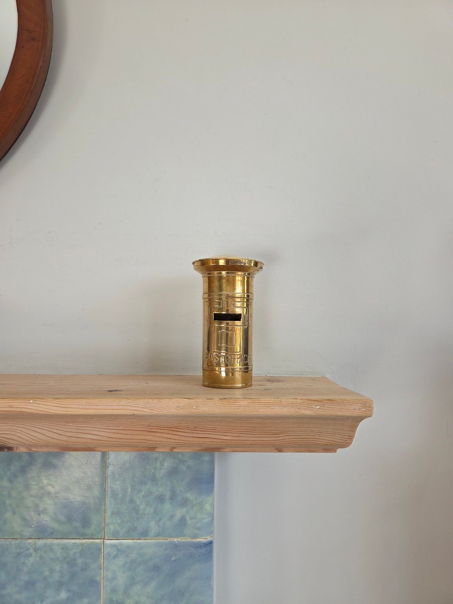 Brass Post Box Money Box