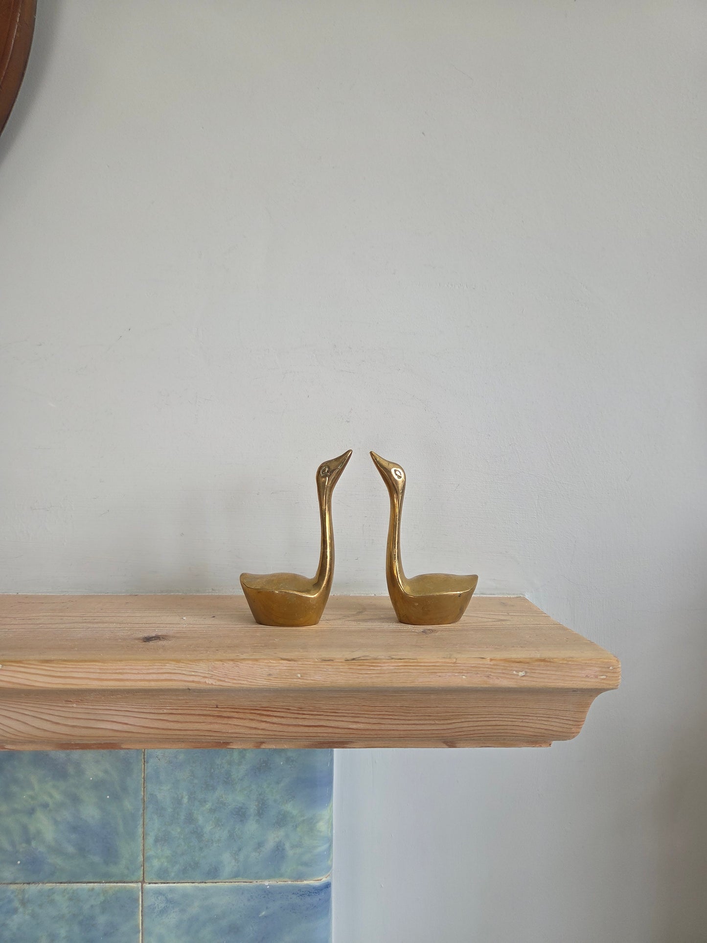 Brass Swan Ring Holder