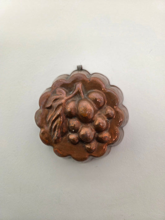 Small Copper Grape Mould