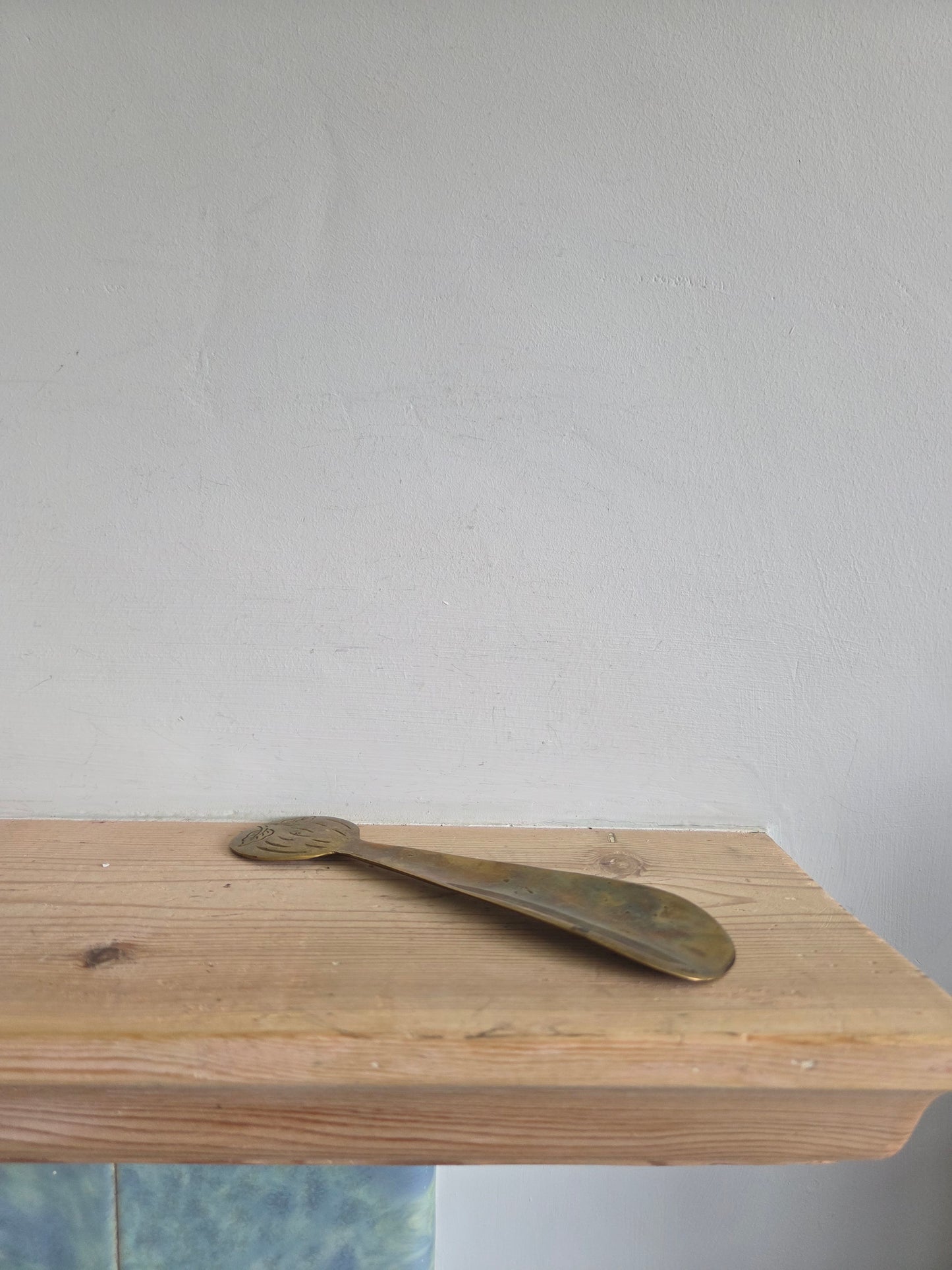 Vintage Brass Shoe Horn