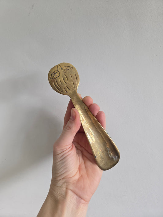 Vintage Brass Shoe Horn