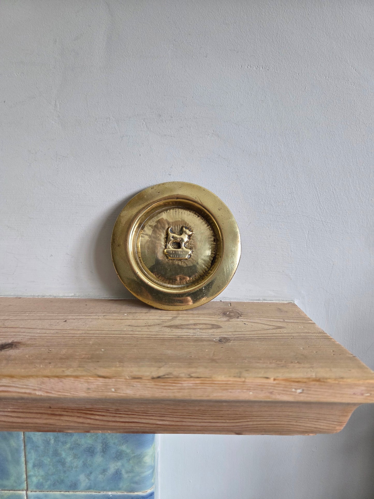 Brass Doggy Trinket Dish