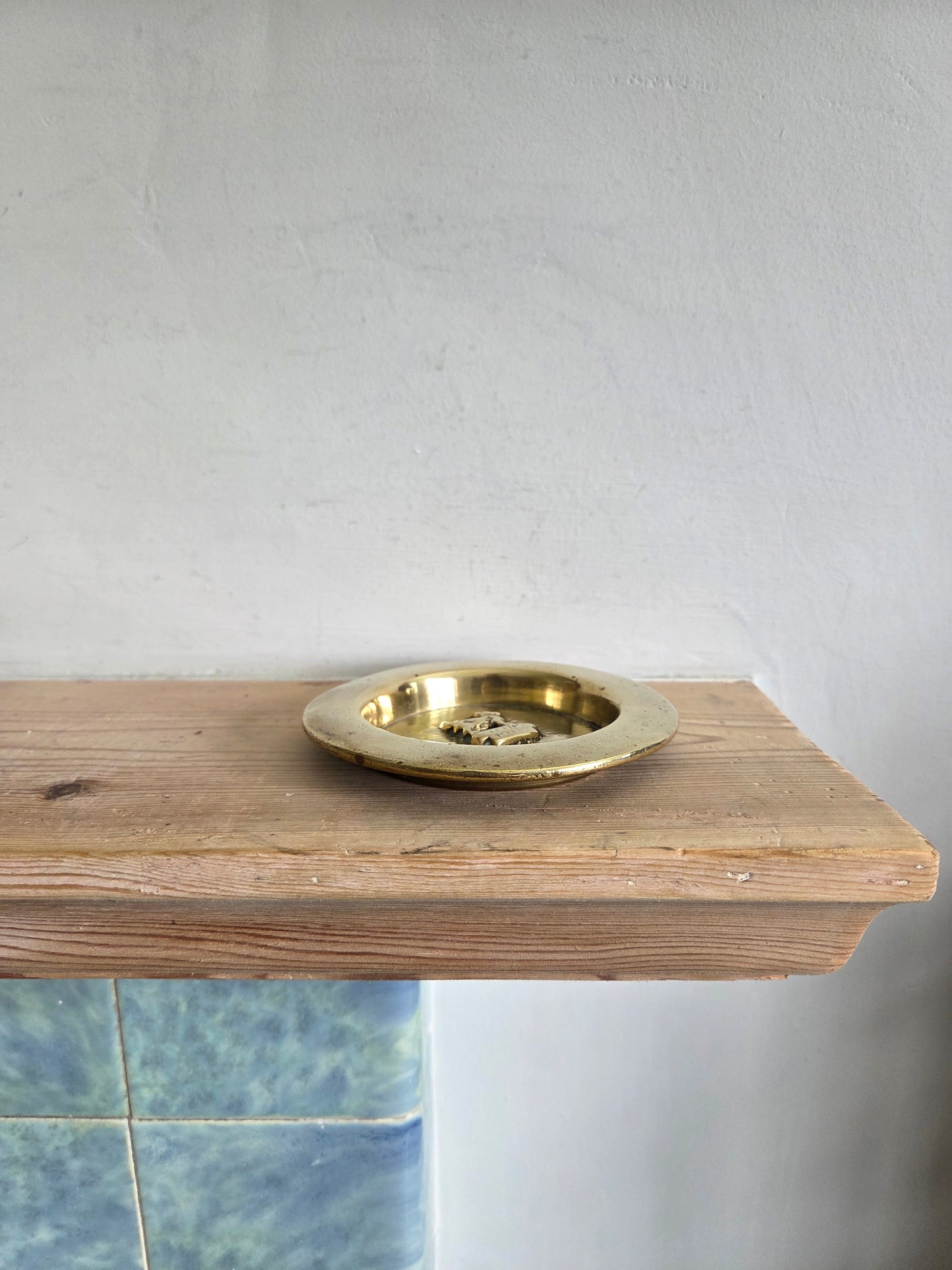 Brass Doggy Trinket Dish