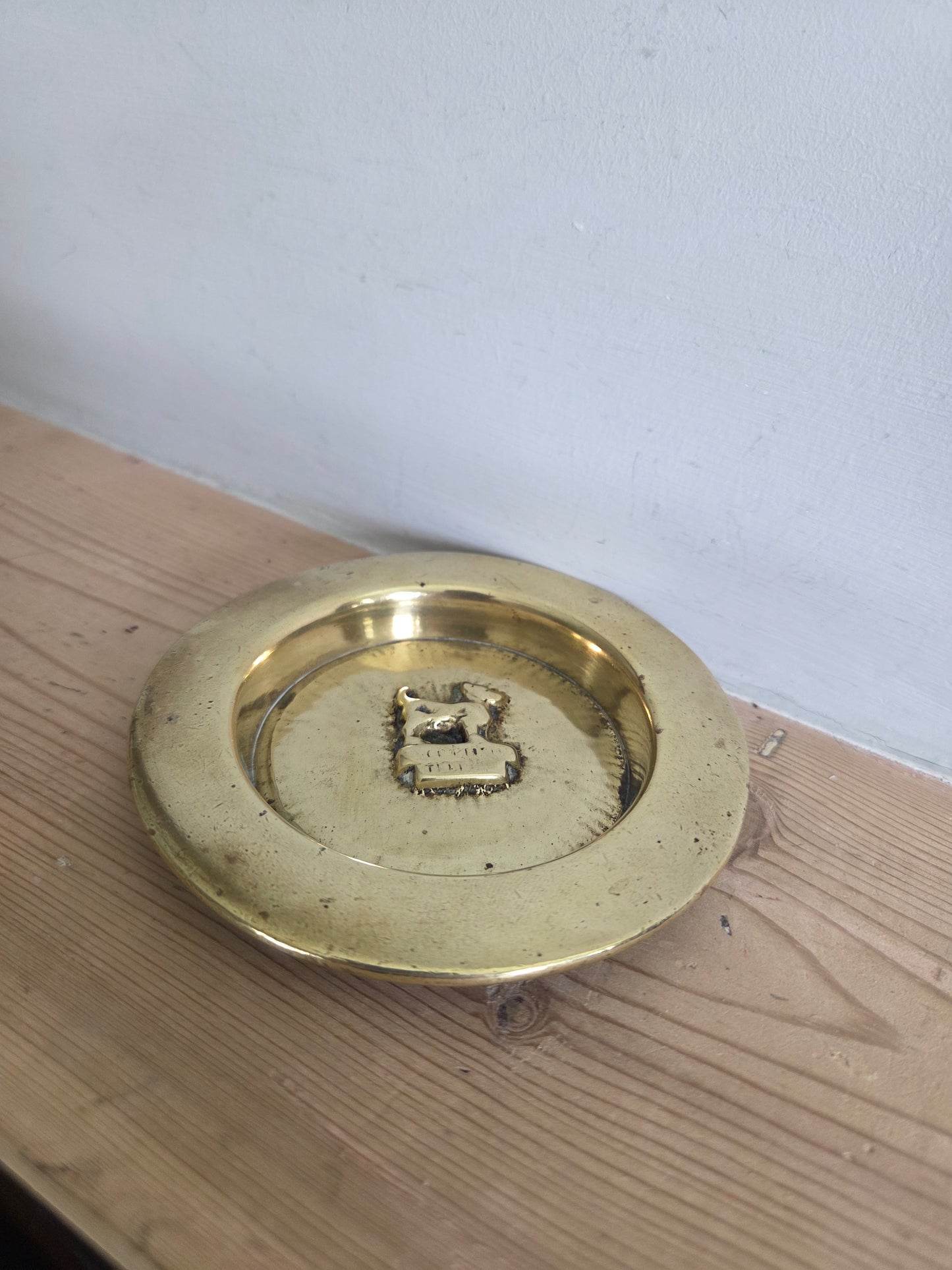 Brass Doggy Trinket Dish