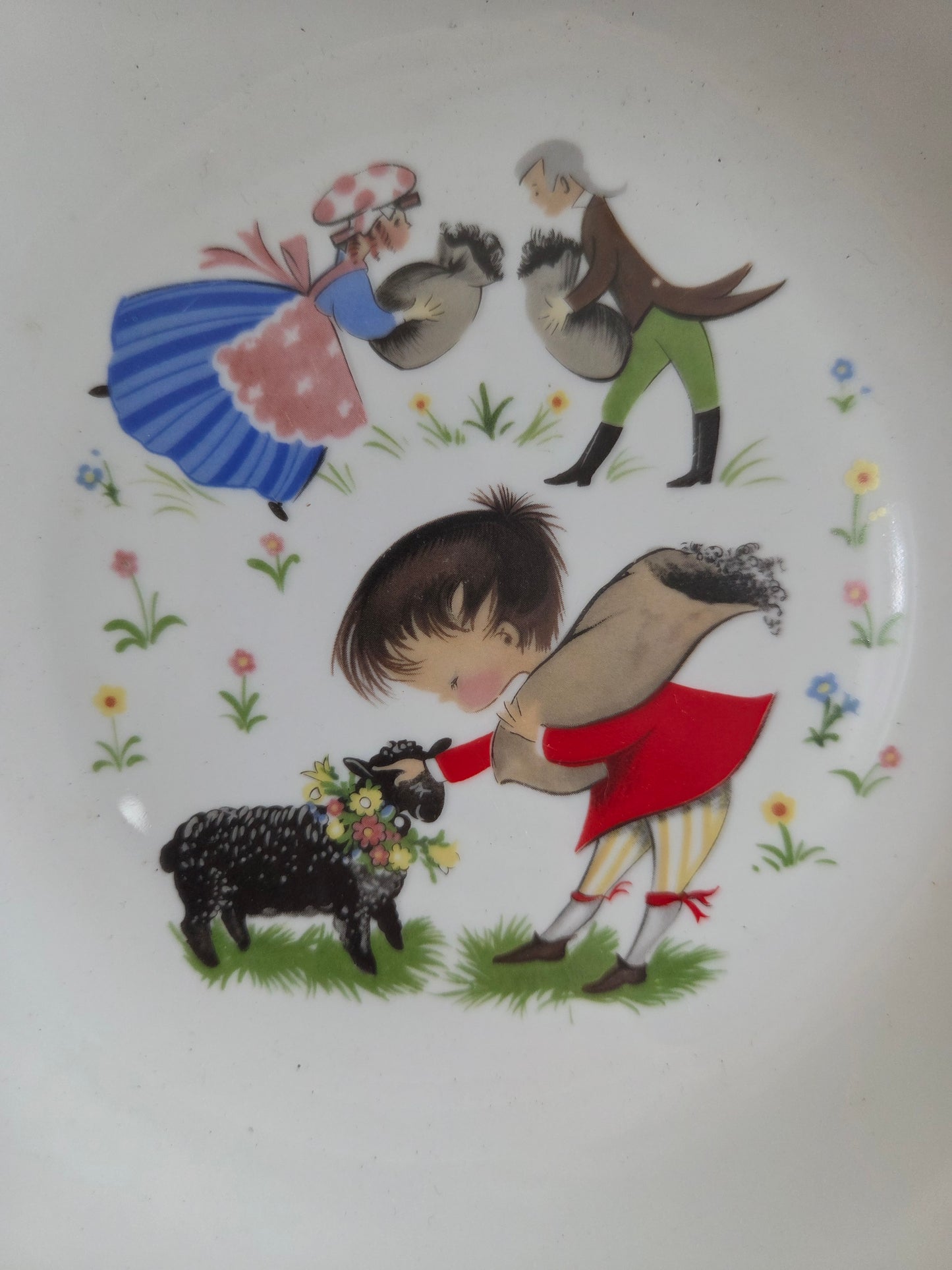 Vintage Child's Bowl - Baa Baa Black Sheep