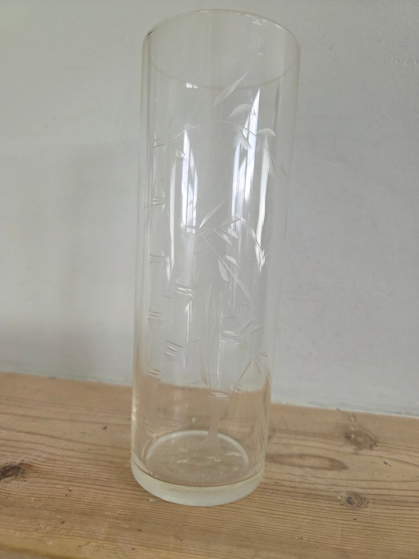 Bamboo Glass Vase