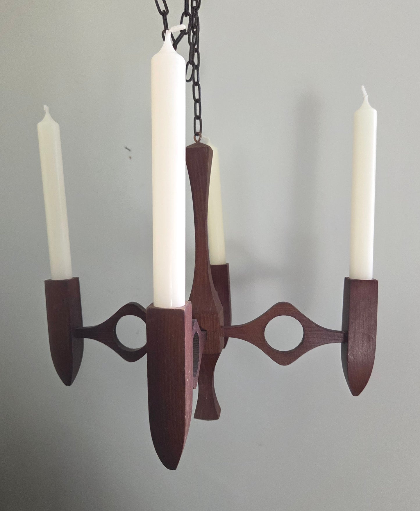 Vintage Swedish Candle Chandelier