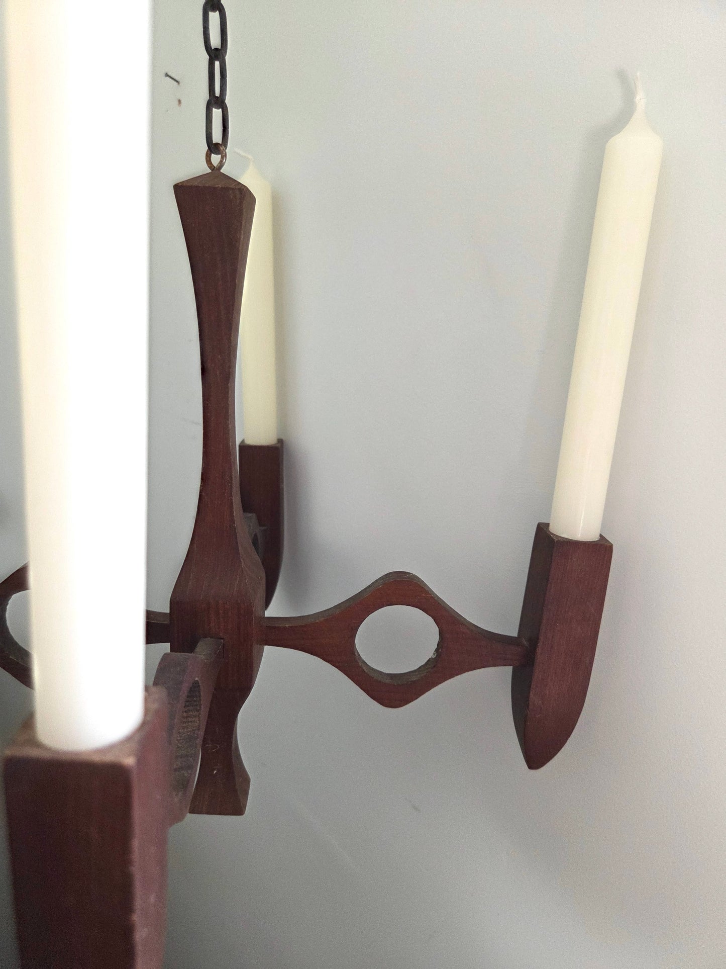Vintage Swedish Candle Chandelier