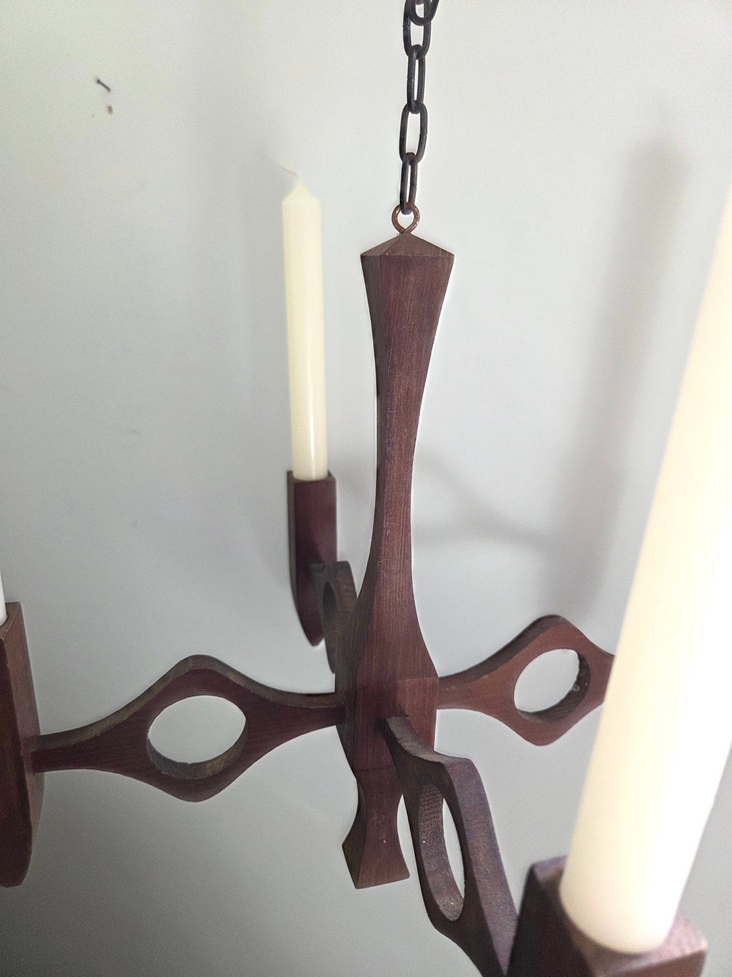 Vintage Swedish Candle Chandelier