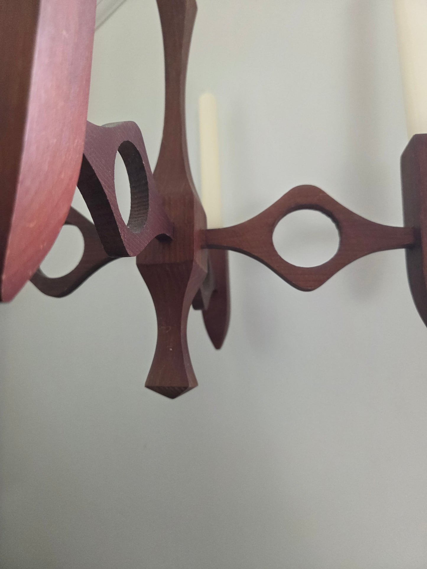 Vintage Swedish Candle Chandelier