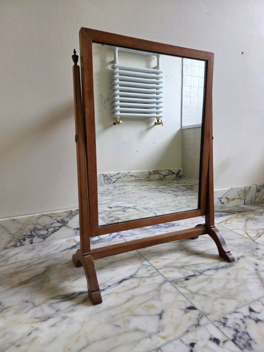 Vintage Oak Swing Mirror