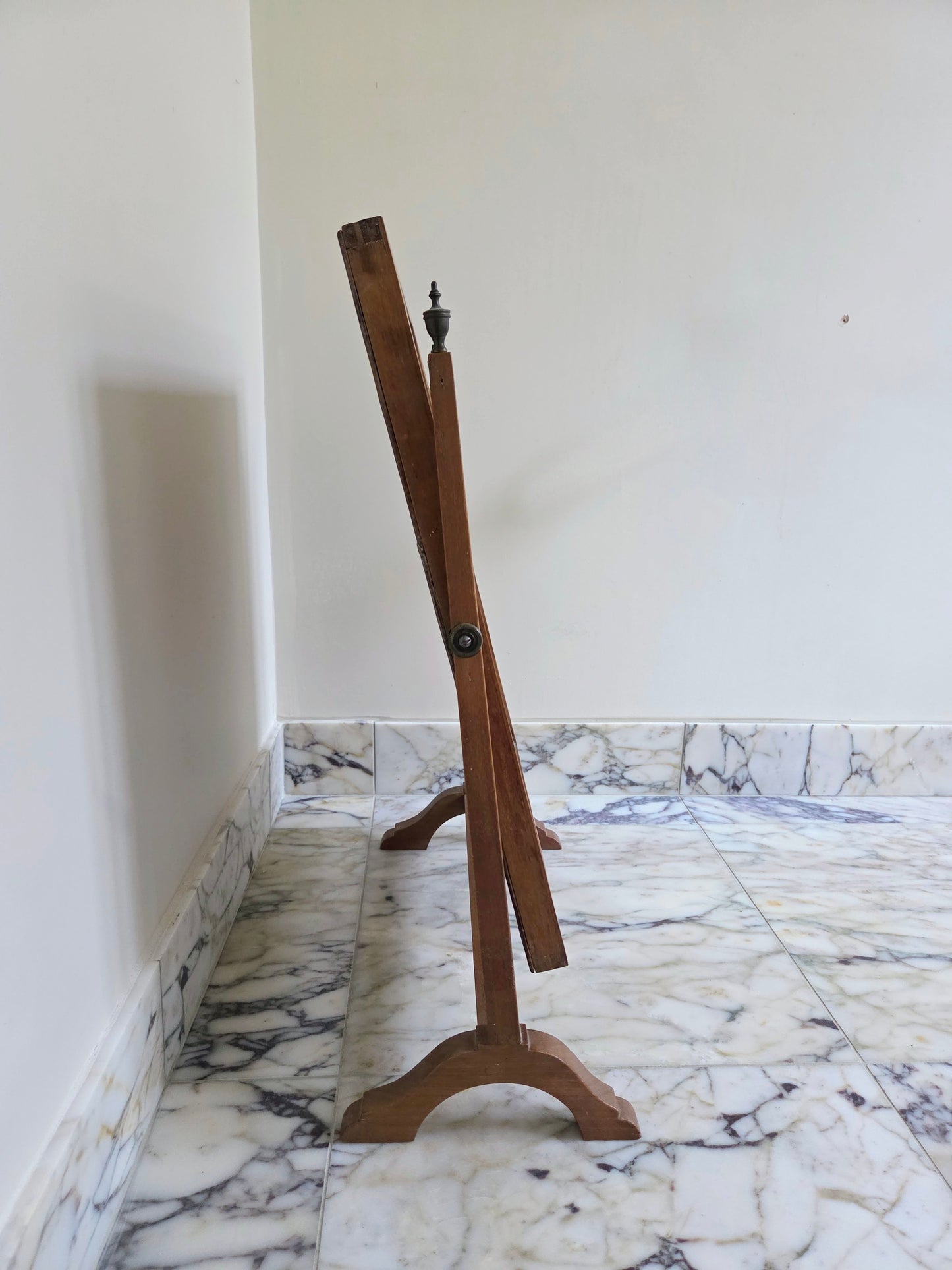 Vintage Oak Swing Mirror