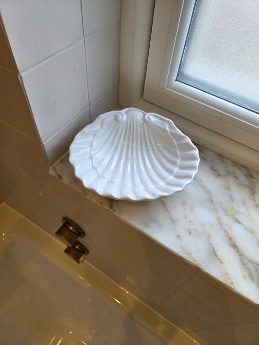 White Shell Dish